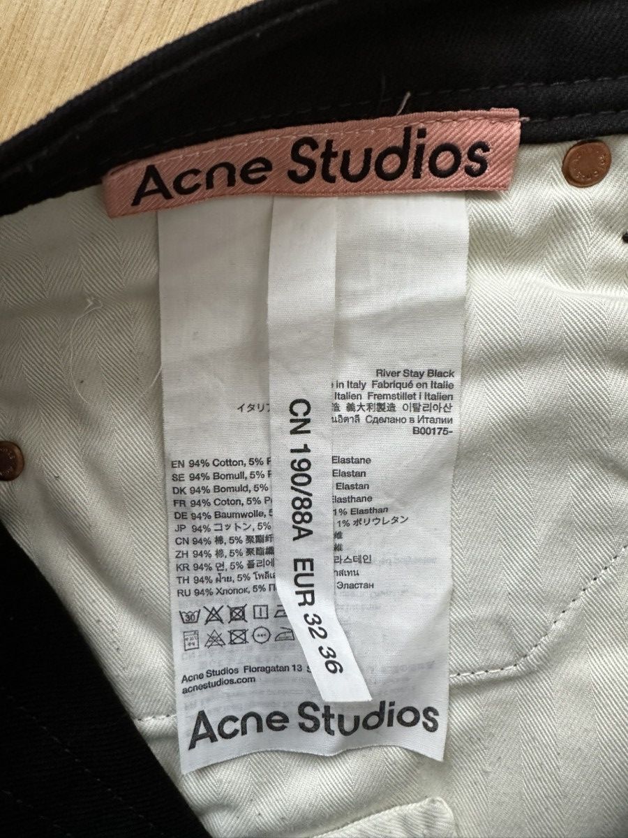 Acne Studios Acne Studios River Stay Black Size US 32 / EU 48 - 5 Thumbnail