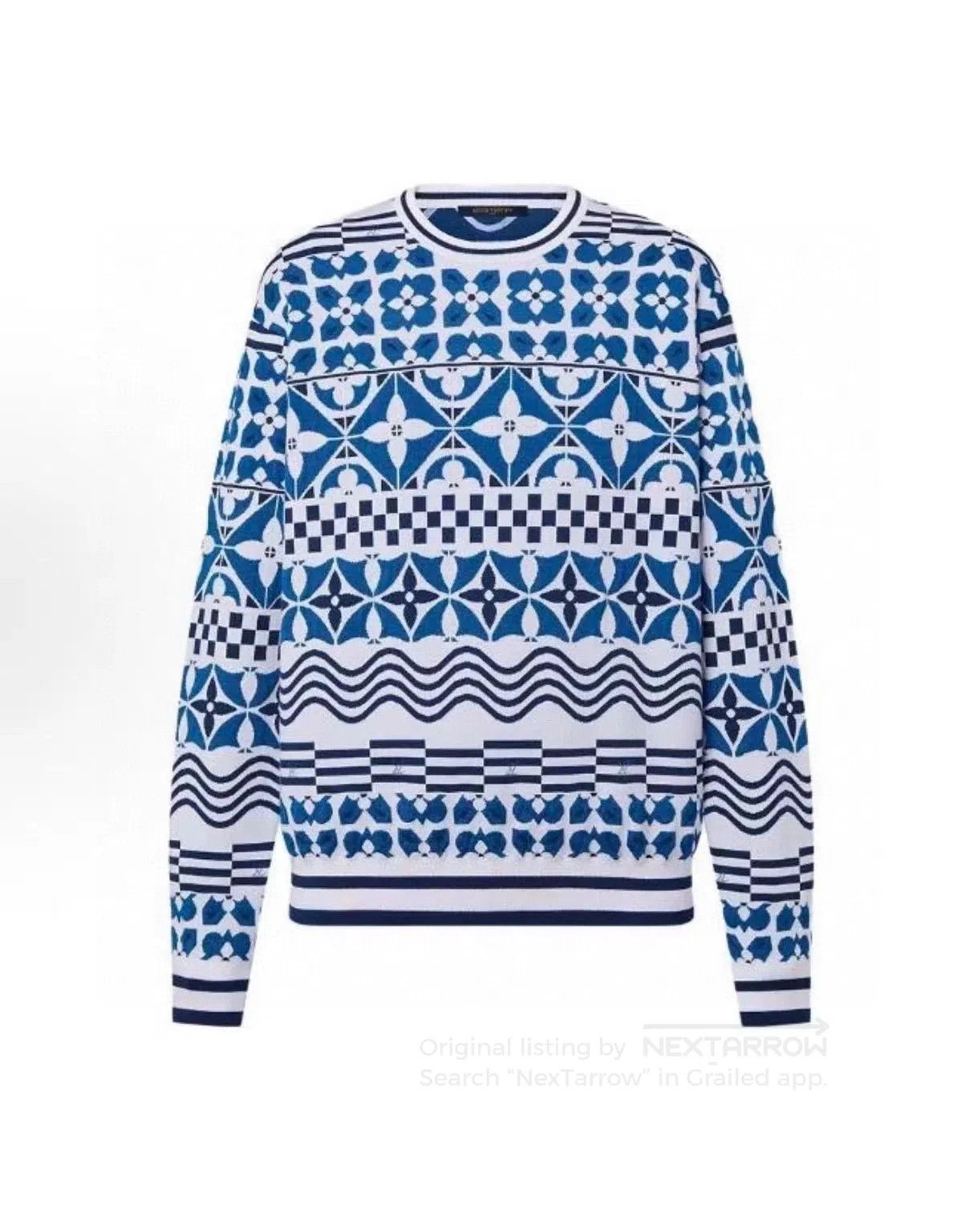 Louis Vuitton LV Knit Sweatshirt Size L. Size L / US 10 / IT 46 - 4 Thumbnail