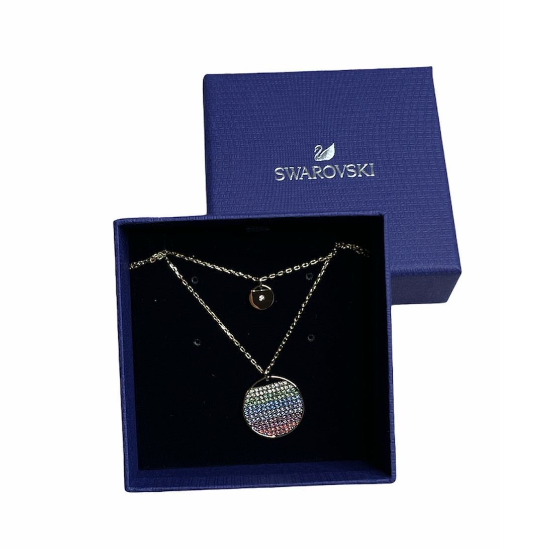 Swarovski Swarovski Ginger Double Layered Rainbow Pendant Necklace Size ONE SIZE - 2 Thumbnail