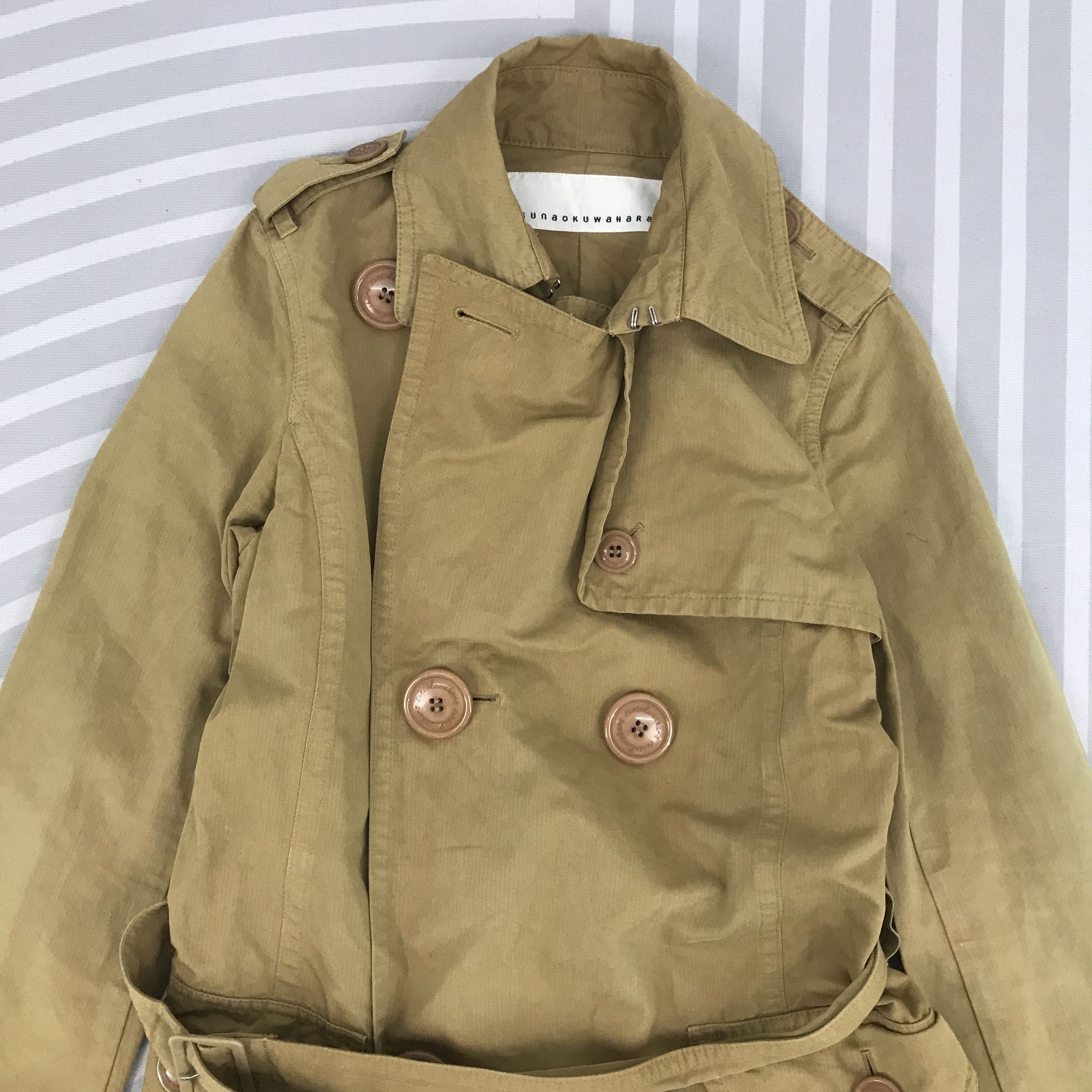 Issey Miyake × Japanese Brand × Vintage Vintage Sunaokuwahara By Issey Miyake button Faded Jacket Size US M / EU 48-50 / 2 - 2 Thumbnail