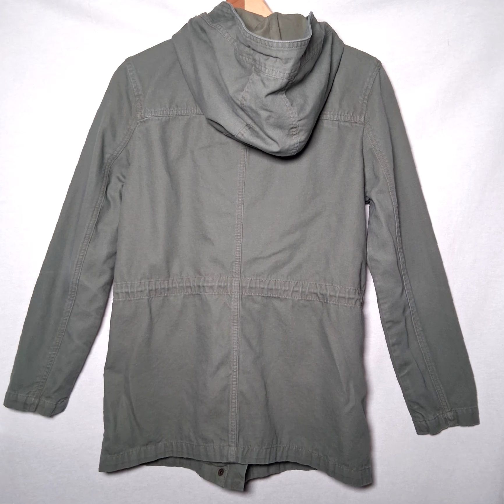 Forever 21 FOREVER 21 Utility Field Jacket Women S Green Lightweight Canvas Military Size S / US 4 / IT 40 - 2 Thumbnail