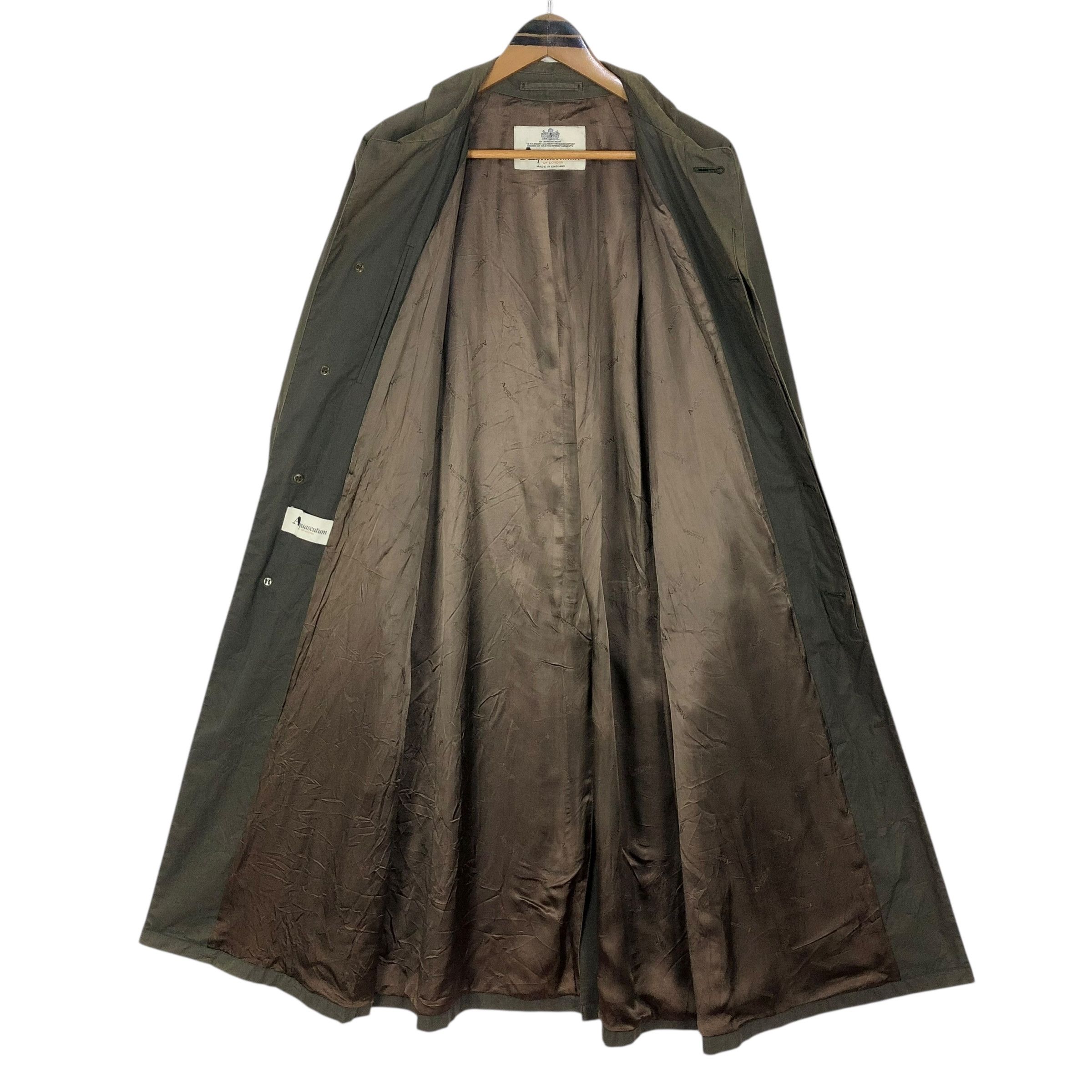 Aquascutum Vintage 90s Aquascutum Of London Faded Car Coat Size US M / EU 48-50 / 2 - 6 Thumbnail