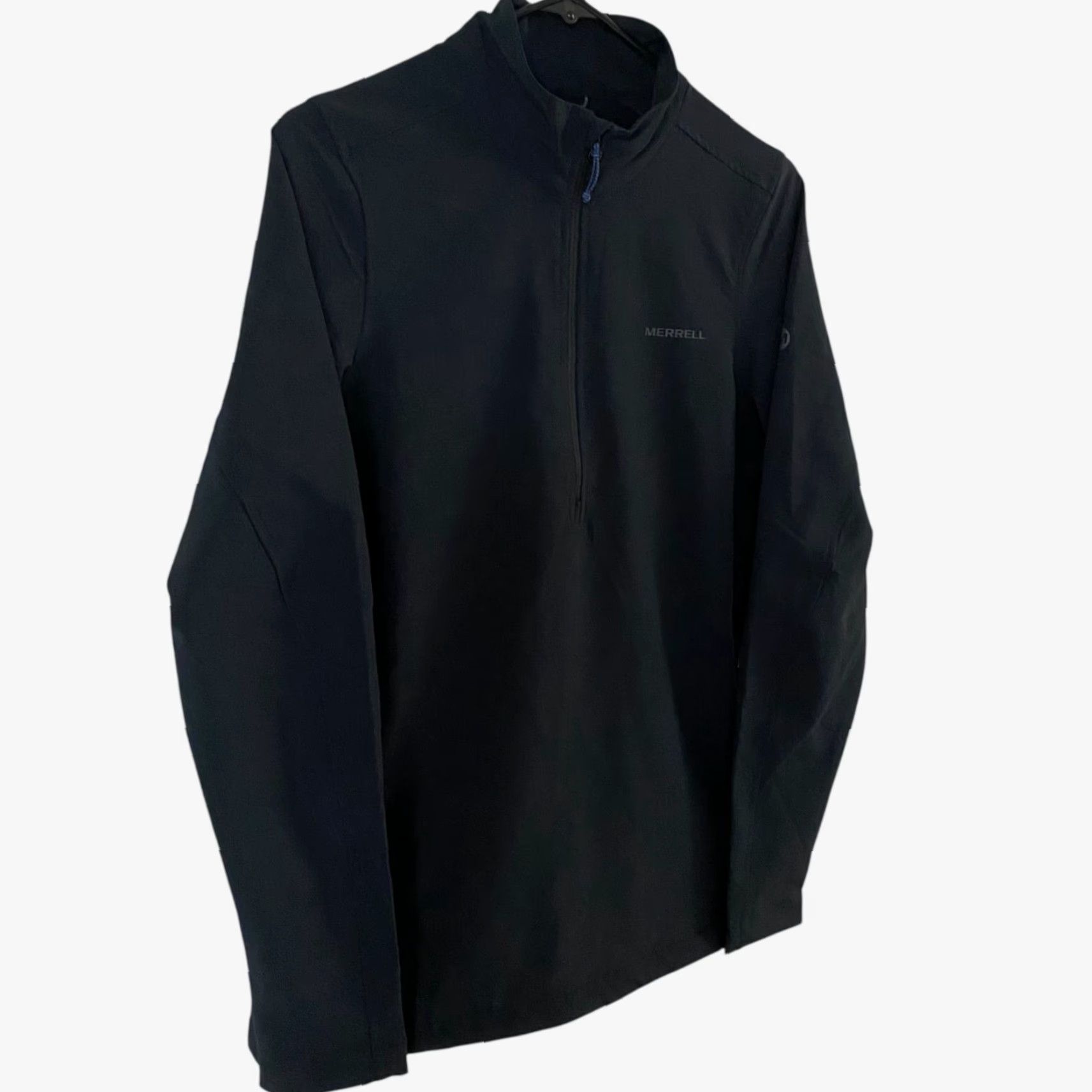 Merrell Merrell 1/2 Zip Soft-Shell Jacket Black Women's Small Water-Resistant Activewear Size S / US 4 / IT 40 - 2 Thumbnail