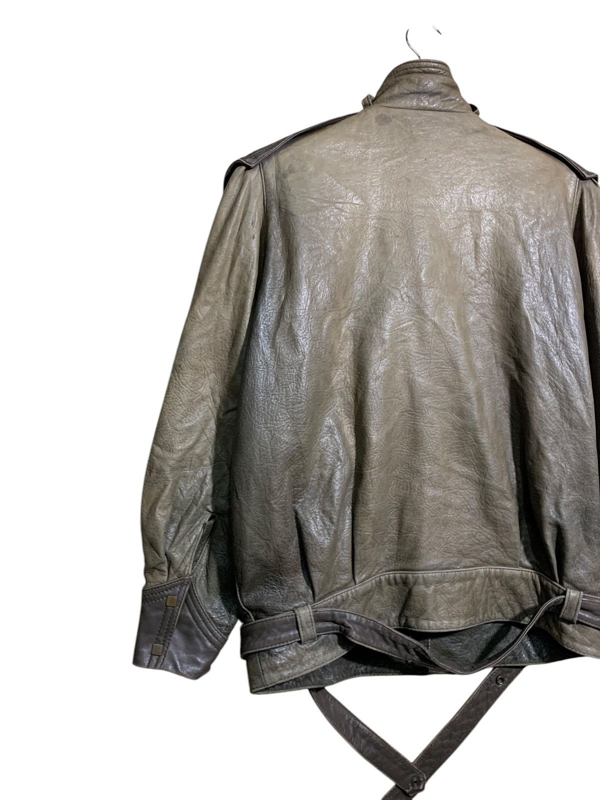 Japanese Brand × Leather × Vintage 🔥NORIKO KAZUKI JAPAN ROCKABILY LEATHER JACKETS Size US M / EU 48-50 / 2 - 6 Thumbnail