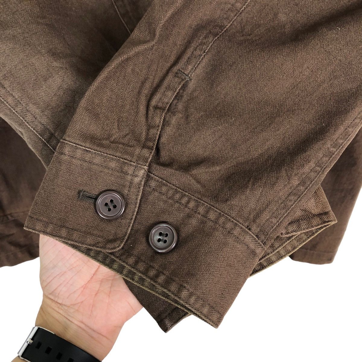 Japanese Brand 🔥90’s Vintage Hikory Chore Jacket Japan Issey Miyake Size US L / EU 52-54 / 3 - 12 Thumbnail