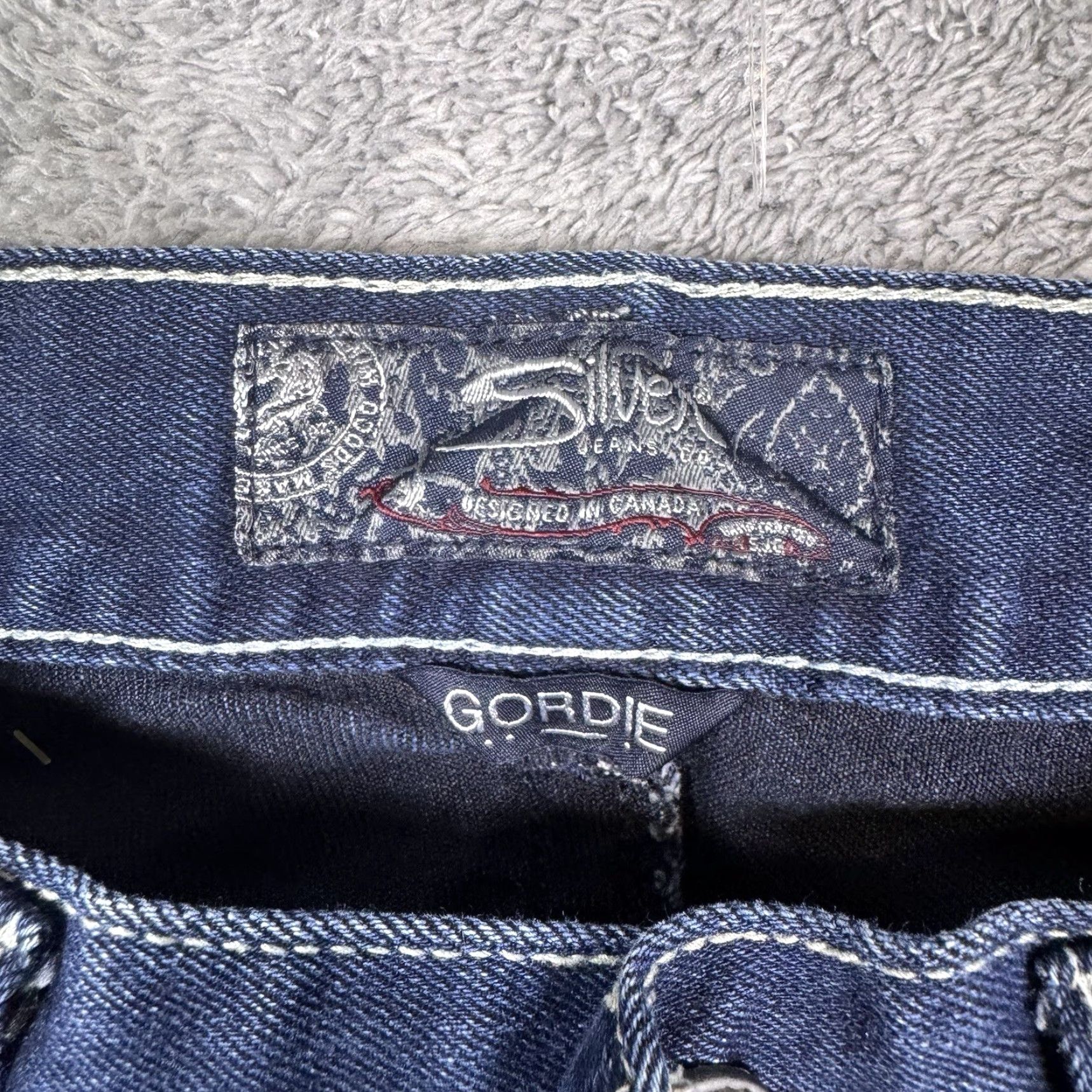 Silver Jeans Co. VINTAGE Silver Jeans Bootcut Jeans Men 34x32 Denim Blue 5-Pocket Distressed Relaxed 90s Mens Size US 34 / EU 50 - 5 Thumbnail