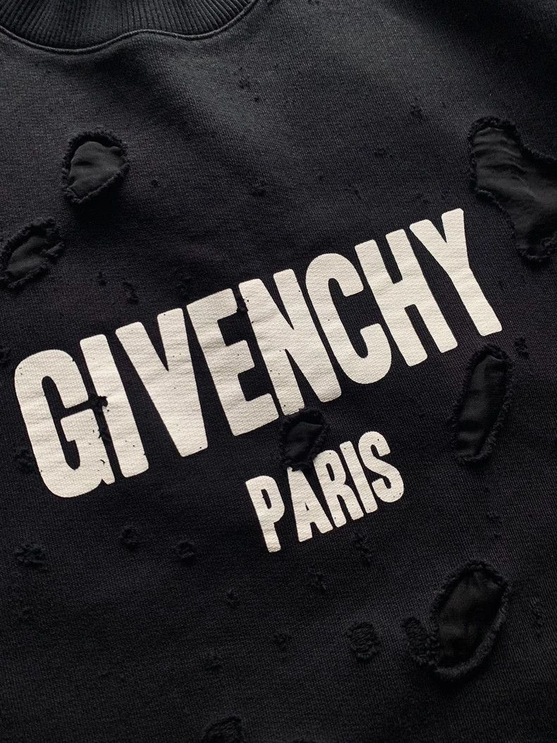 Givenchy Givenchy Double-layer ripped sweatshirt Size US M / EU 48-50 / 2 - 4 Thumbnail