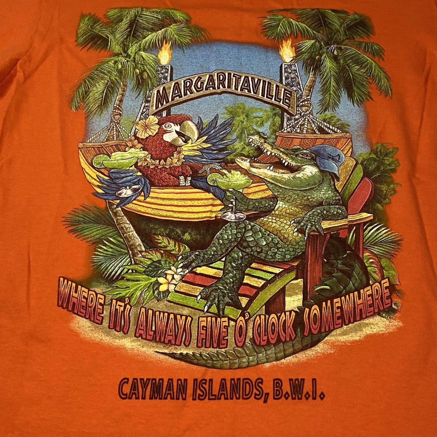 Vintage VINTAGE Margaritaville T Shirt Unisex Adults Size US M / EU 48-50 / 2 - 6 Thumbnail