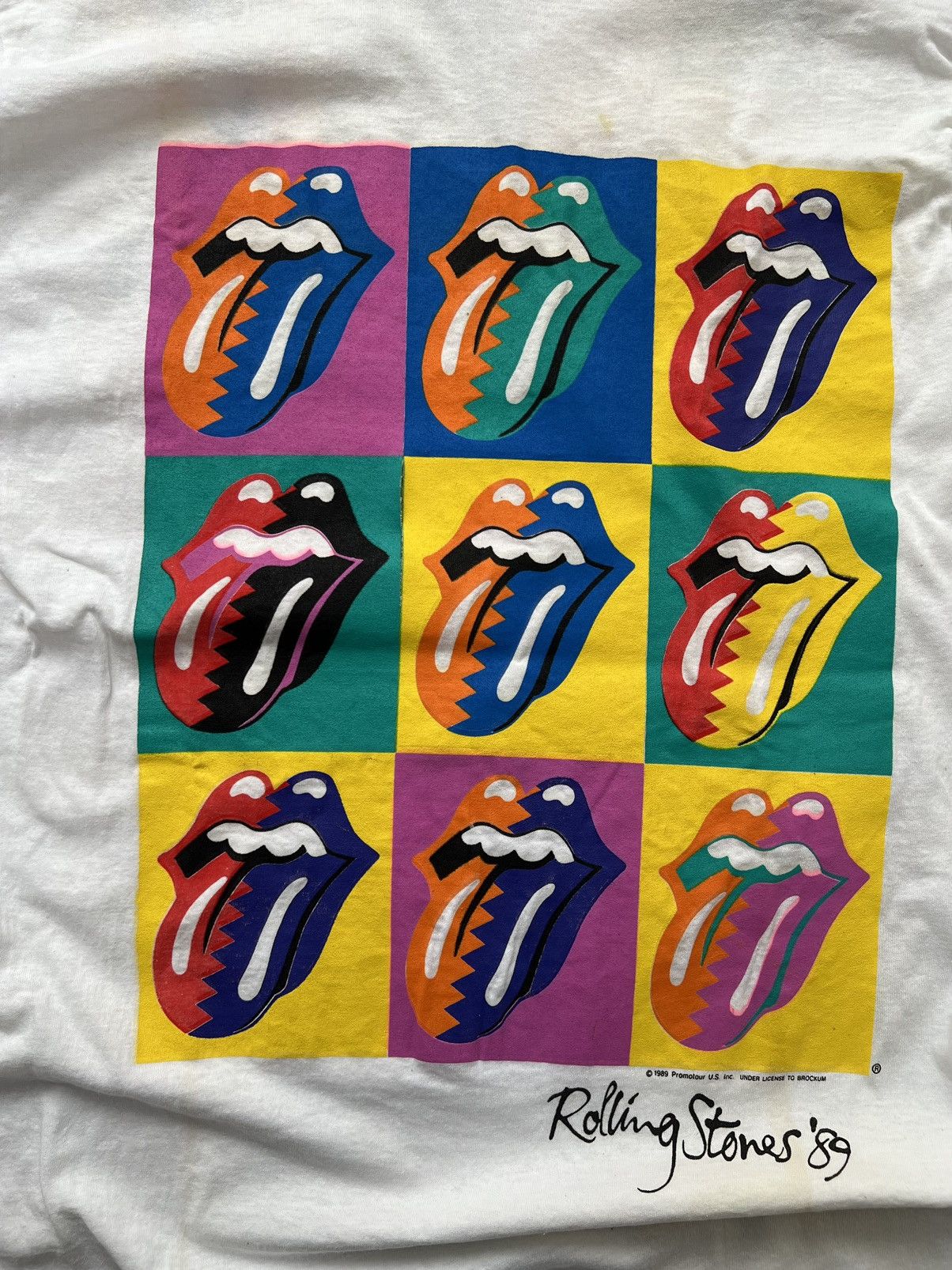 Band Tees Vintage 1989 rolling stones tee Size US M / EU 48-50 / 2 - 4 Thumbnail