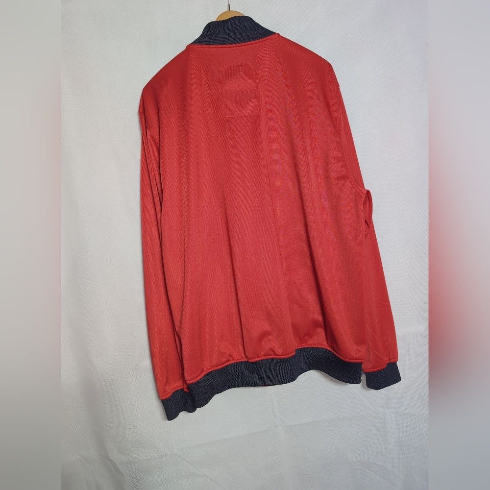 U.S. Polo Assn. US Polo Assn. Men's XL Red Satin Jacket with Embroidered Lo Size US XL / EU 56 / 4 - 4 Thumbnail