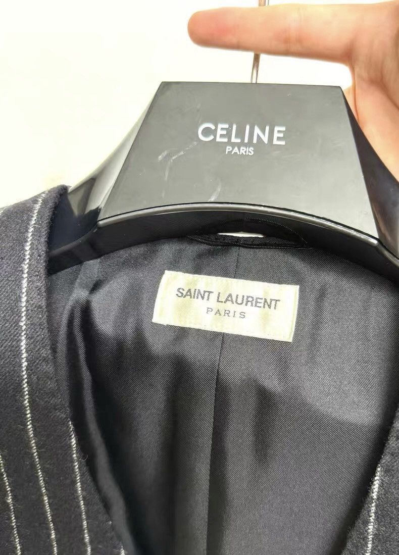 Saint Laurent Paris Saint Laurent SLP black and white striped vest Size US L / EU 52-54 / 3 - 4 Thumbnail
