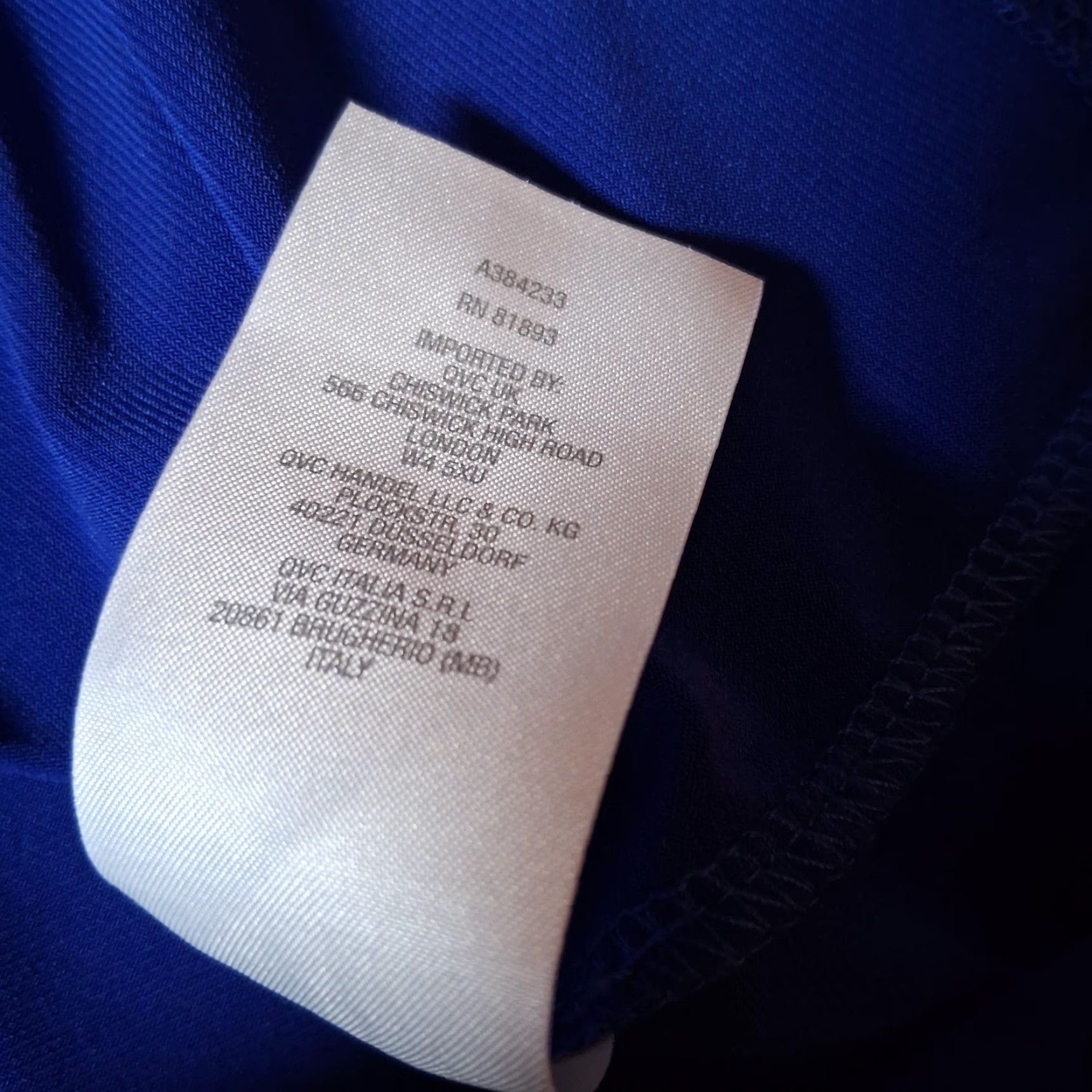 Vintage Susan Graver Shirt Women L Royal Blue Button Stretch Classic Blouse Size L / US 10 / IT 46 - 7 Thumbnail