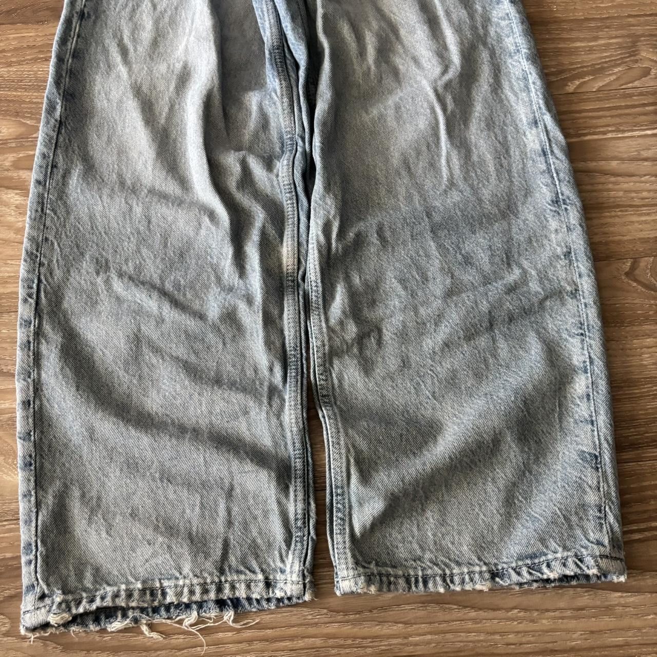 Japanese Brand Crazy Vintage Y2K/2000s Baggy Light Wash Skater Denim Jeans! 25x30 Size US 26 / EU 42 - 6 Thumbnail