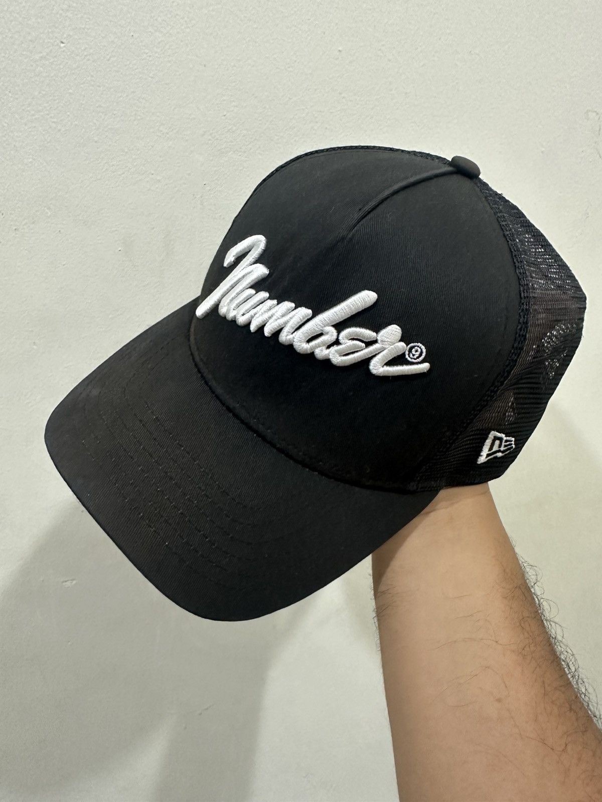 Number (N)ine Faded Number Nine New Era Trucker Hat Size ONE SIZE - 2 Thumbnail