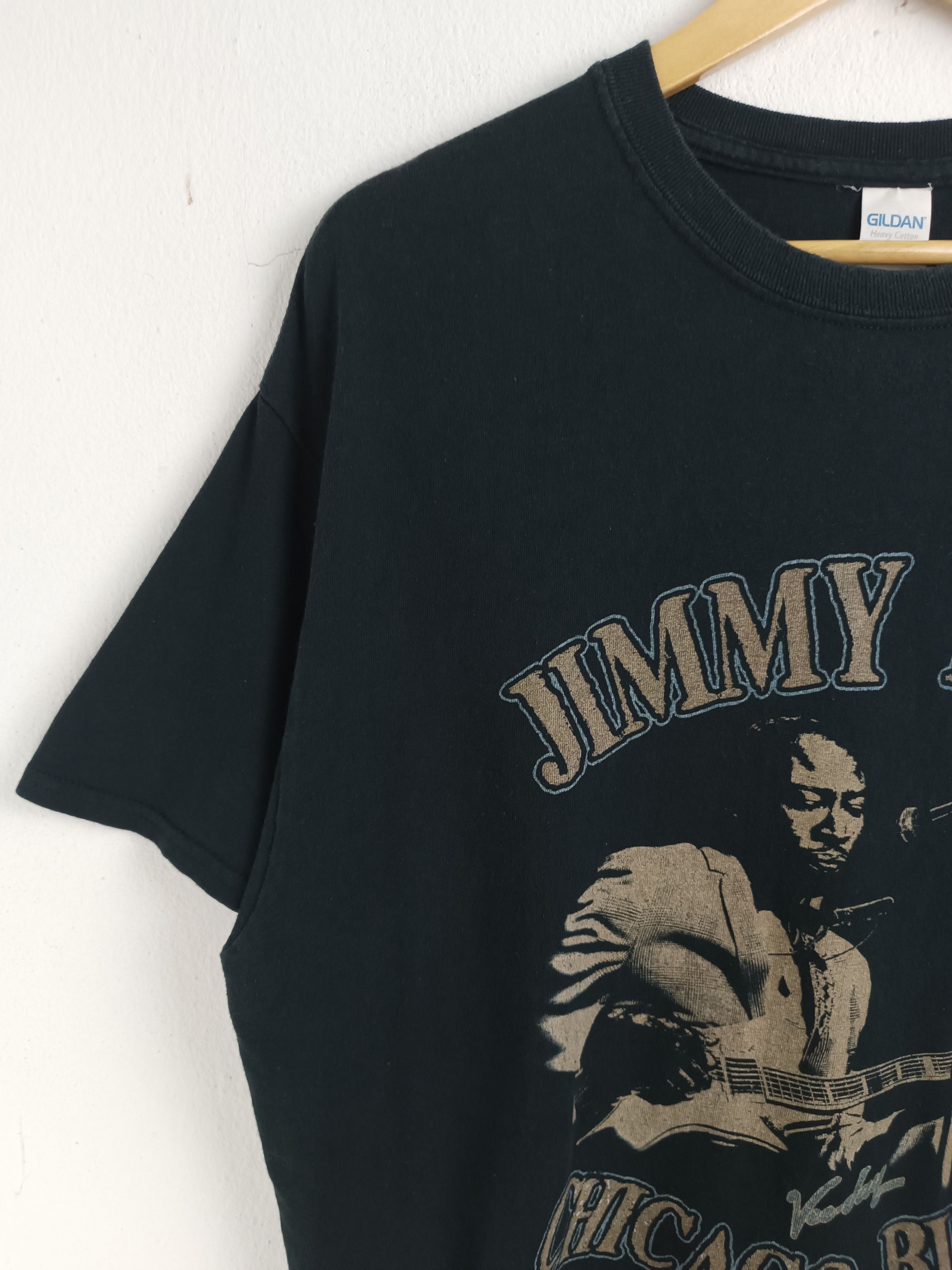 Vintage VINTAGE FADED JIMMY REED CHICAGO BLUES TEE HENDRIX BB Size US L / EU 52-54 / 3 - 5 Thumbnail