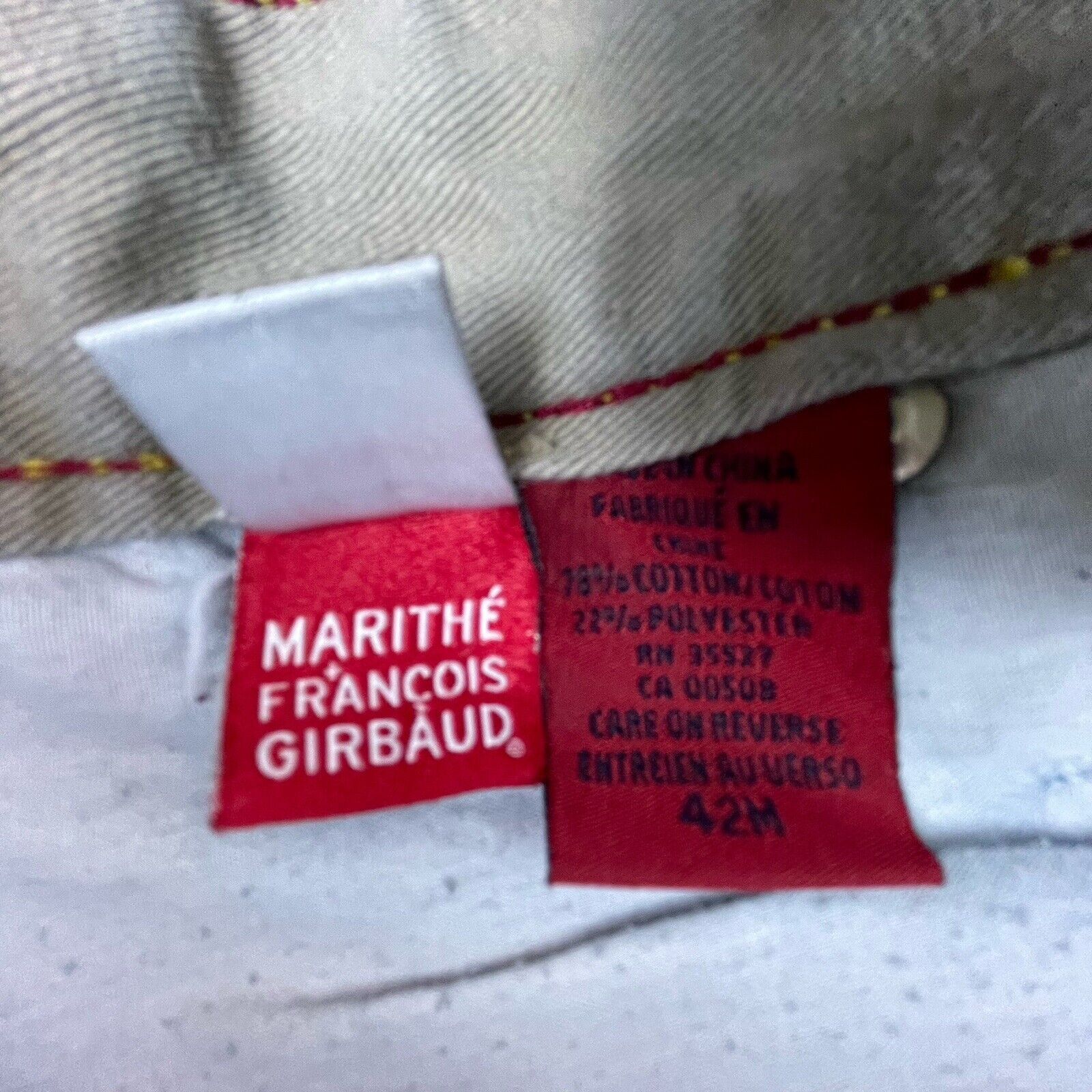 Marithe + Francois Girbaud Marithe Francois Girbaud Jeans Mens 42M Straight Streetwear Size US 42 / EU 58 - 6 Thumbnail