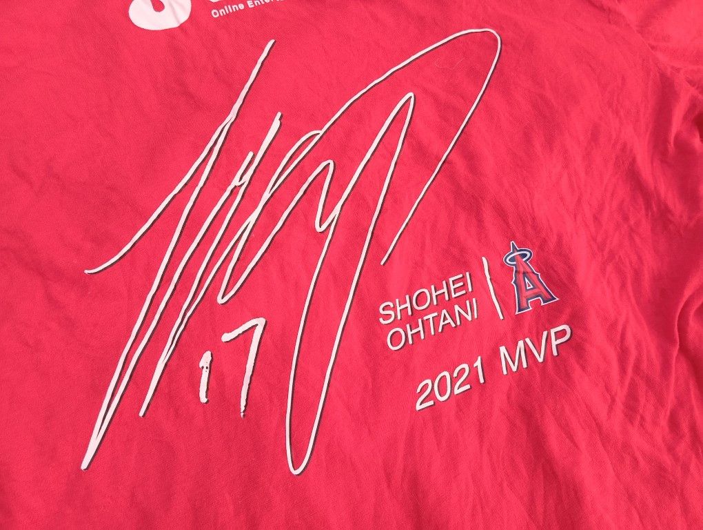 MLB Shohei Ohtani 🎌 MLB Baseball Player Tshirt ⚾ Size US XL / EU 56 / 4 - 4 Thumbnail