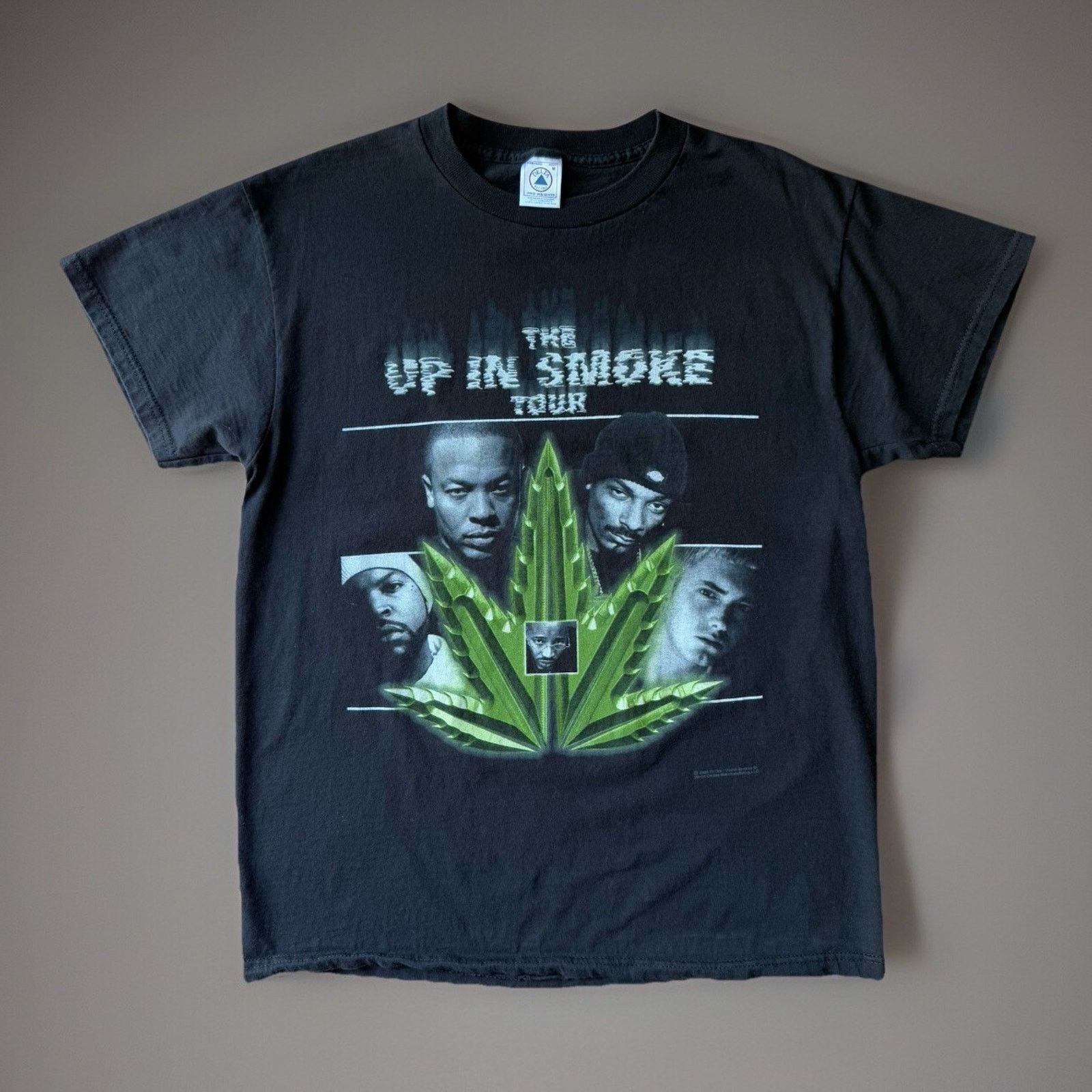 Vintage Dr Dre Up in Smoke Tour Shirt M Black 90s Hip Hop