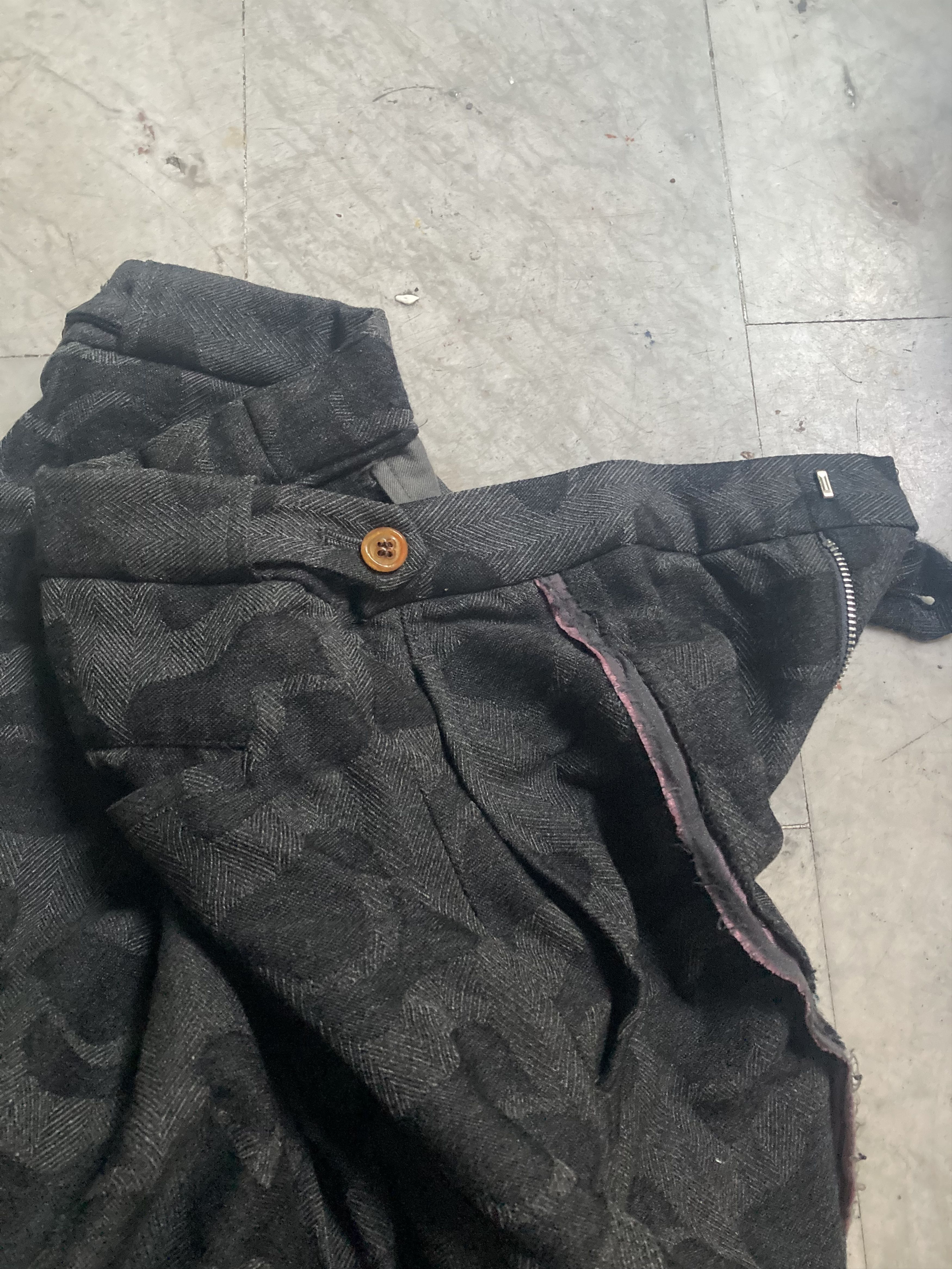 Rare AW2002 vintage Herringbone pants
