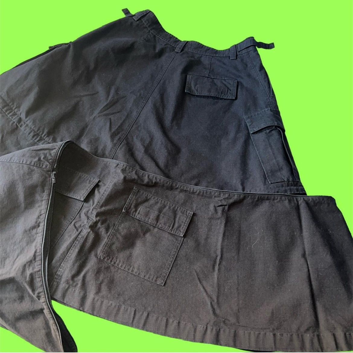 Balenciaga Balenciaga Ripstop Maxi Skirt Size 29" - 1 Thumbnail