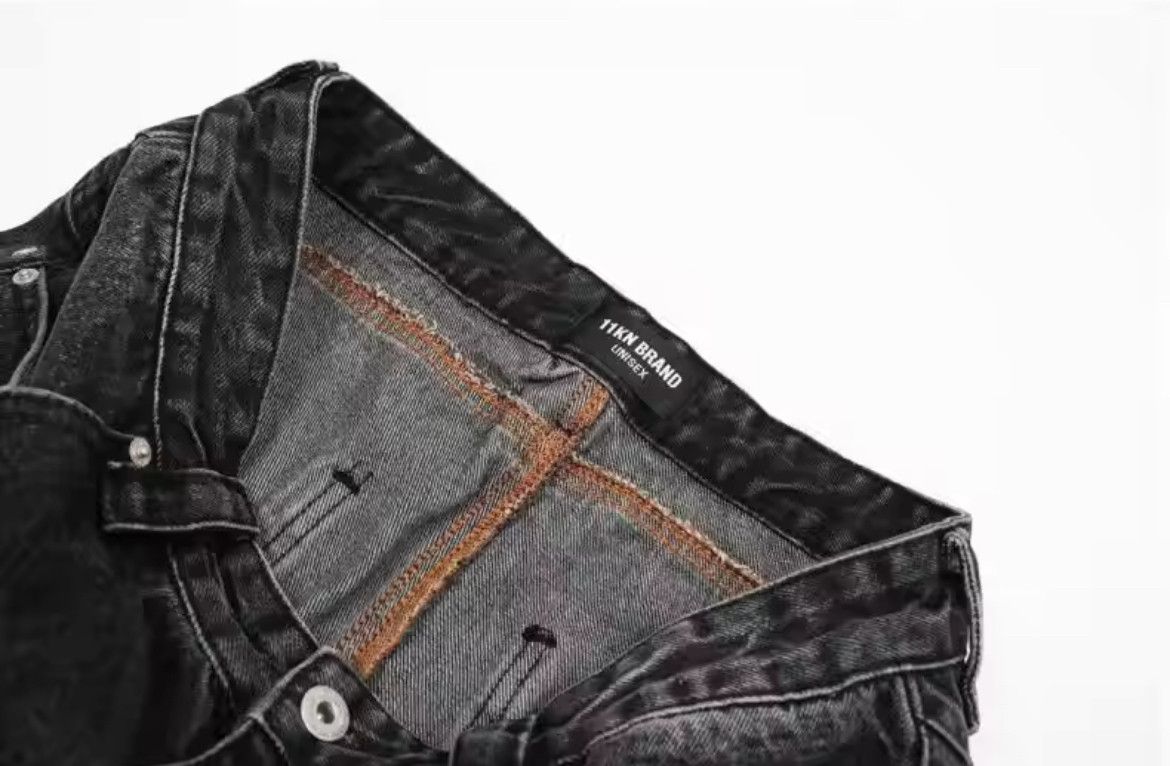 Jean × Vintage straight leg washed denim jeans Size US 30 / EU 46 - 9 Thumbnail