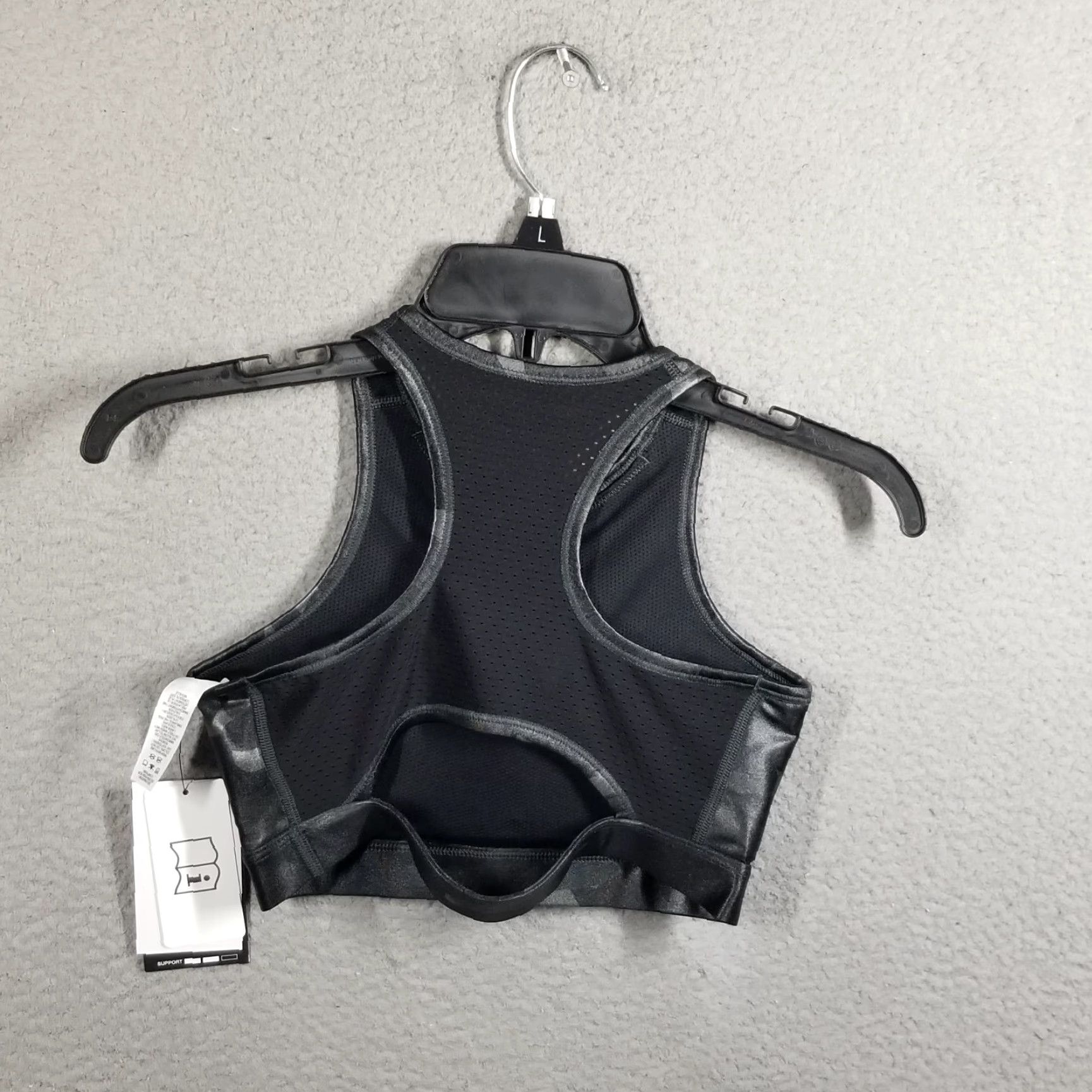 Nike Nike Sports Bra XS Women's Black Camo Swoosh Dri-FIT padded Racerback Pullover 1-Piece MS DD1199-068 Size ONE SIZE - 2 Thumbnail