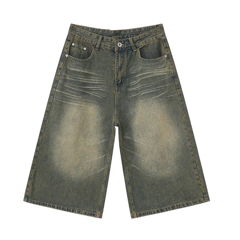 Japanese Brand Baggy Wide Leg Denim Shorts Size US 34 / EU 50 - 7 Thumbnail