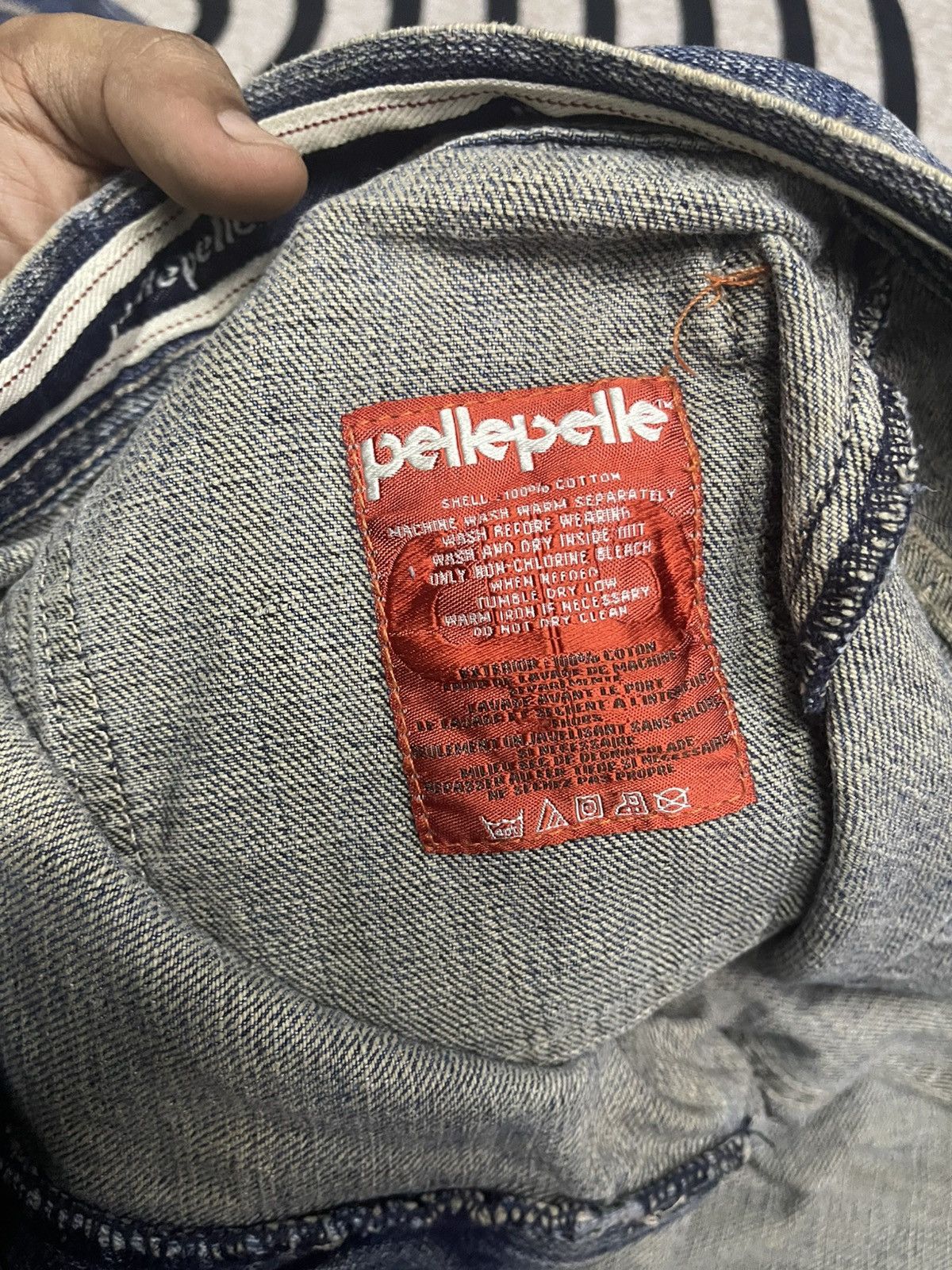 Marc Buchanan 90s PELLE PELLE BY MARC BUCHANAN BAGGY DOUBLE KNEE JEANS Size US 41 - 15 Thumbnail