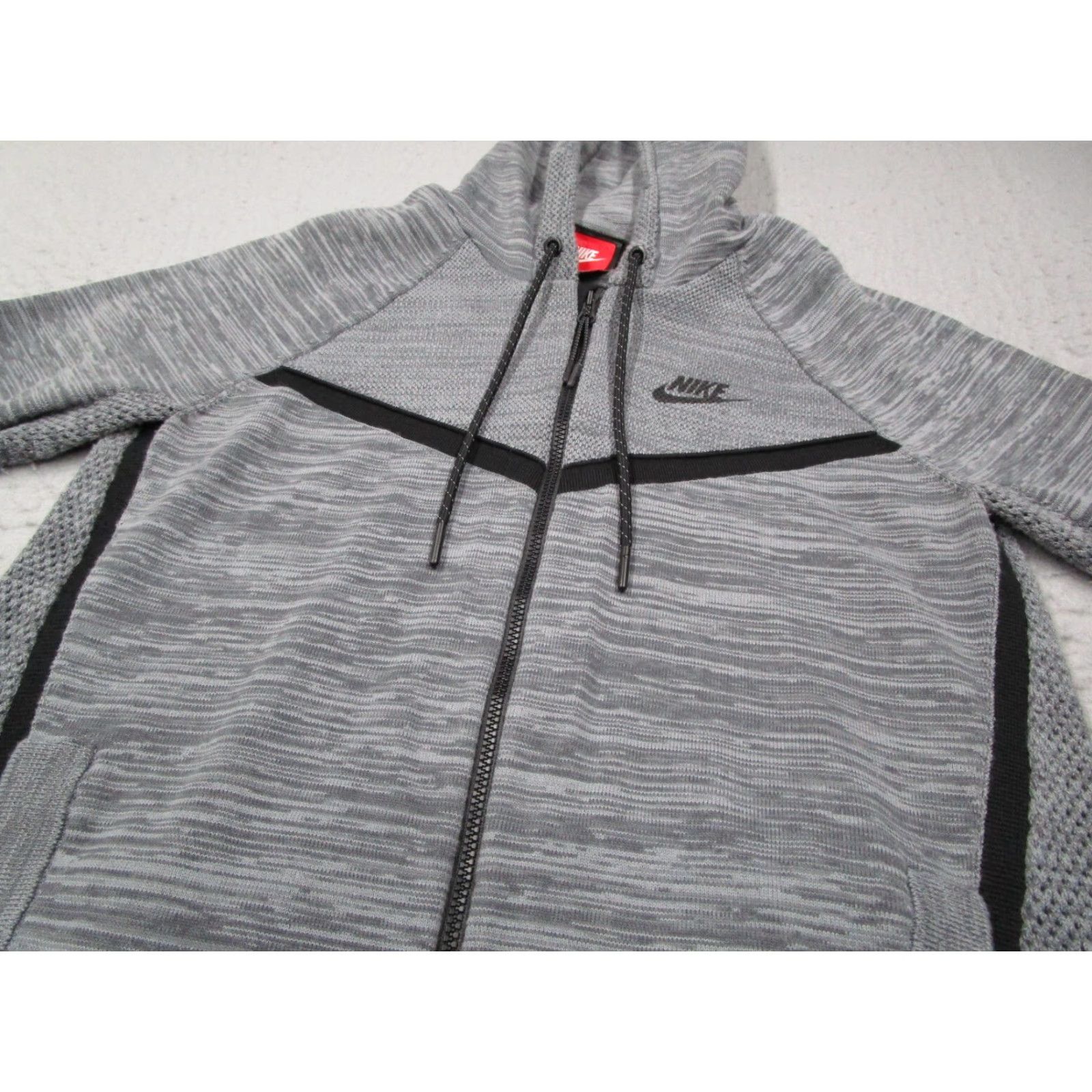 Nike Nike Windrunner Jacket Women Small Gray Full Zip Tech Knit Activewear Sports Size S / US 4 / IT 40 - 2 Thumbnail