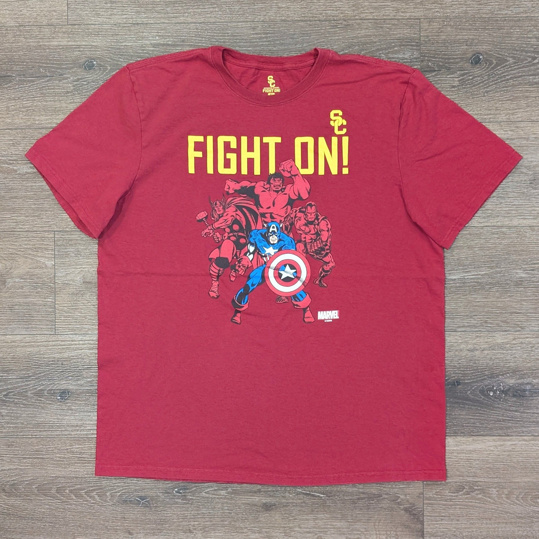 Marvel Comics USC Marvel The Avengers superheroes t-shirt - SIZE XL Size US XL / EU 56 / 4 - 1 Thumbnail