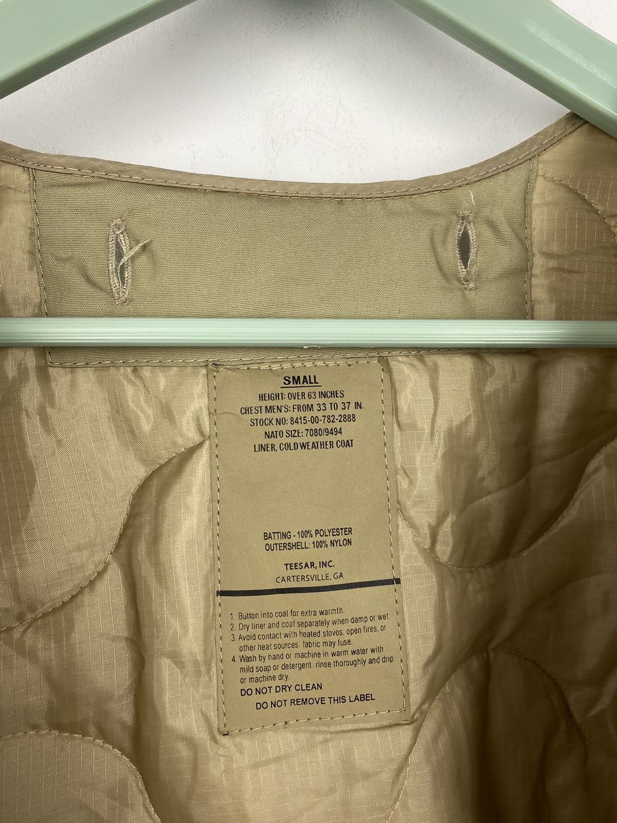Vintage Vintage US Army M65 Cold Weather Liner Coat Size US M / EU 48-50 / 2 - 10 Thumbnail