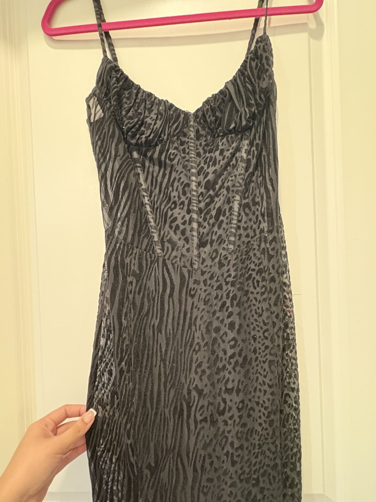Akira Akira mesh leopard print gown Size S / US 4 / IT 40 - 3 Thumbnail