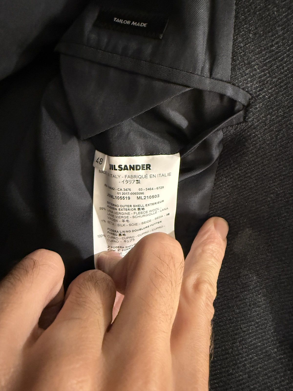 Jil Sander Jil Sander Tailor made coat 48 Size US M / EU 48-50 / 2 - 4 Thumbnail