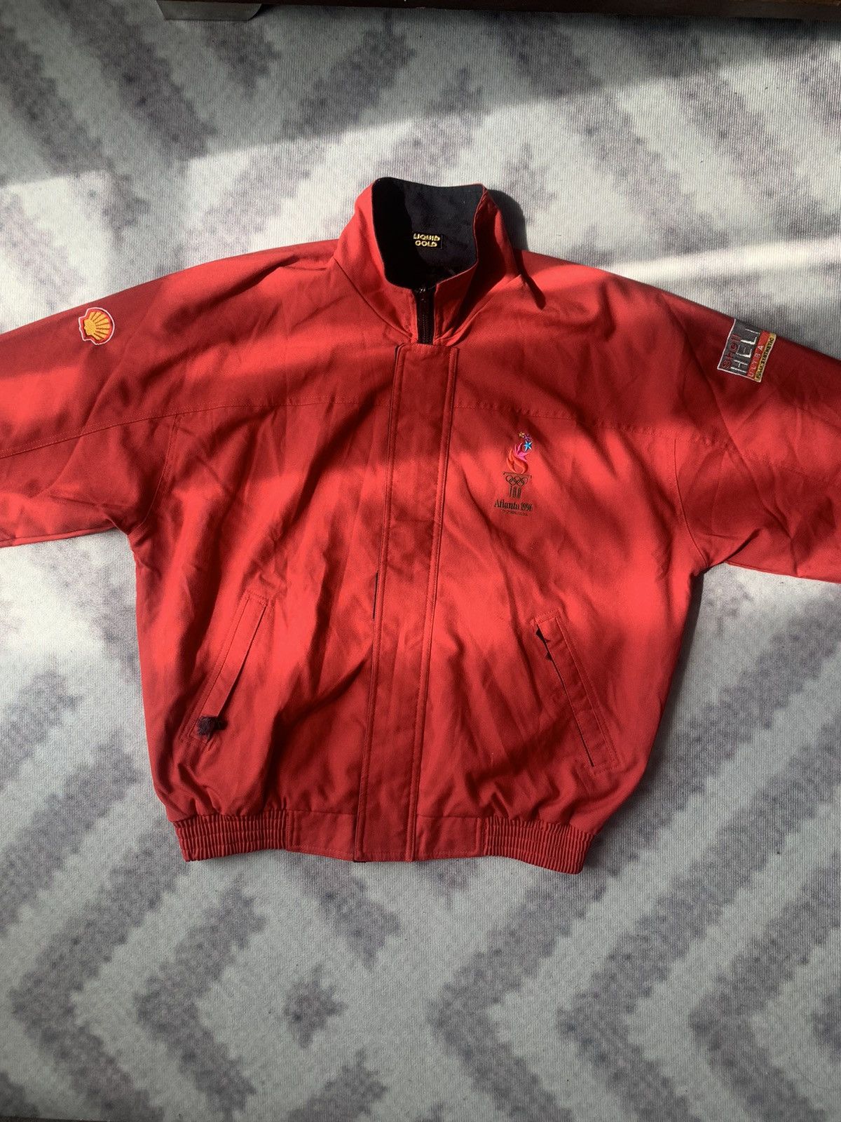 USA Olympics × Vintage Vintage 1996 Atlanta Olympics Shell Jacket Size US XL / EU 56 / 4 - 2 Thumbnail