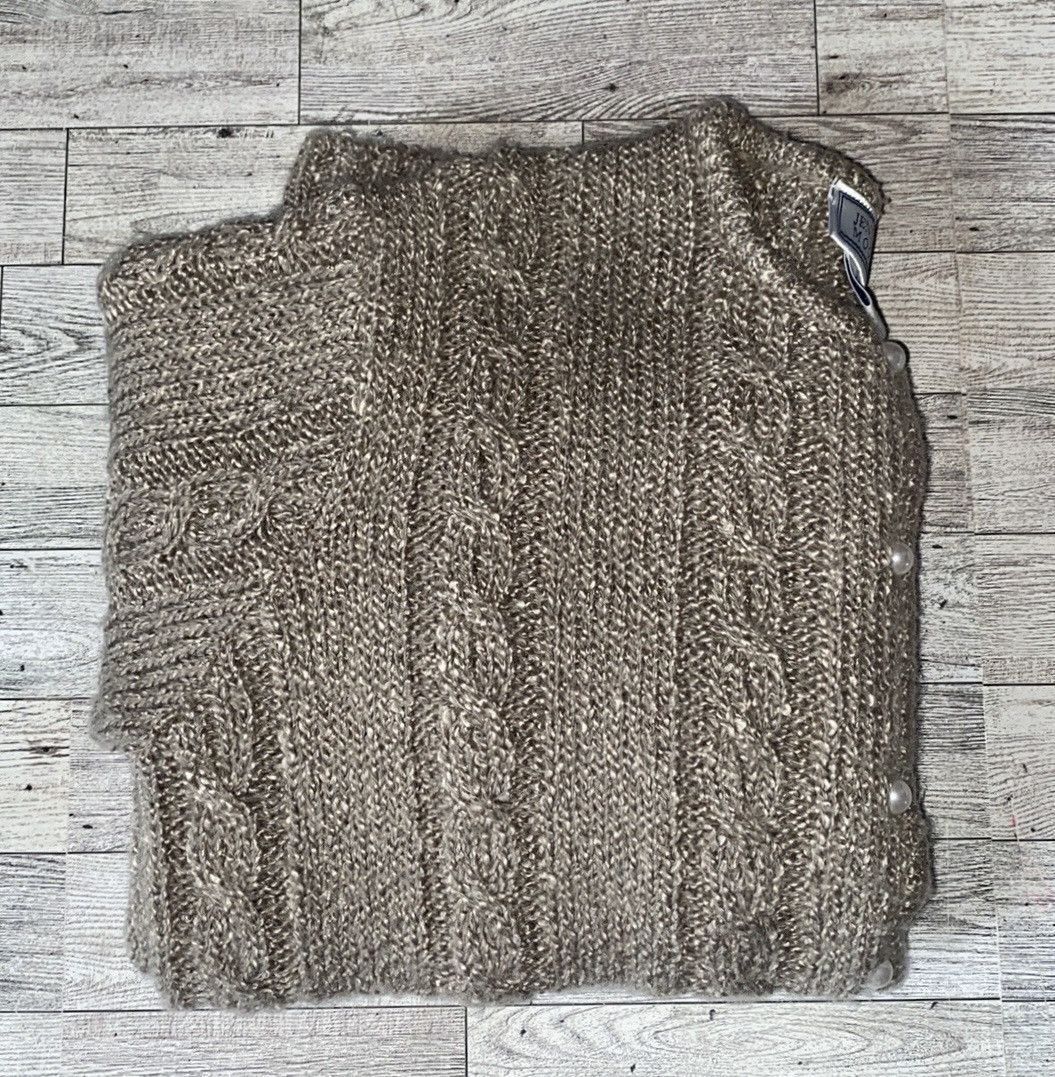 Vintage Jennifer Moore, Vintage, Champagne, Cable Knit Sweater Size S / US 4 / IT 40 - 13 Thumbnail