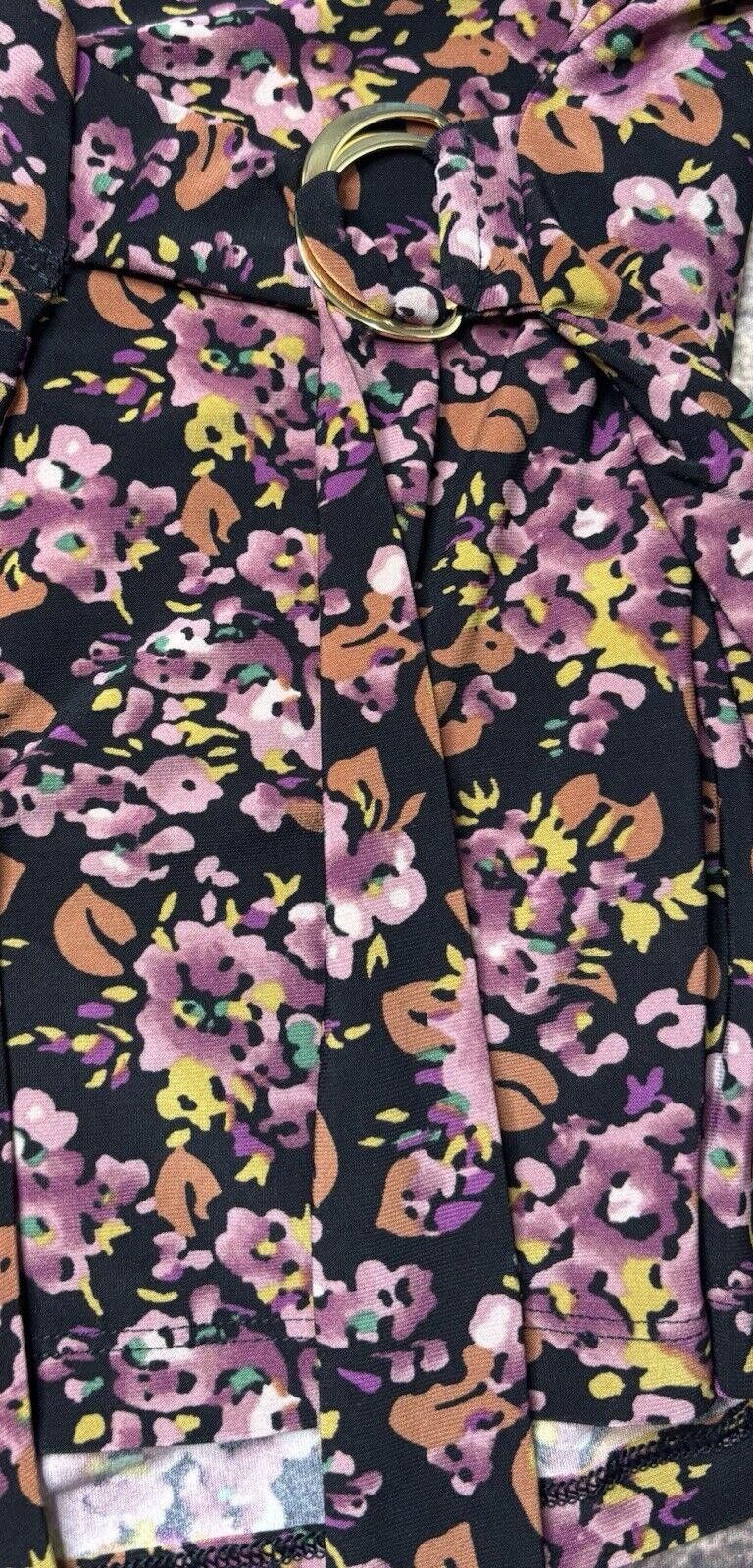 Lauren Ralph Lauren Lauren Ralph Lauren Wrap Top Women's XL Floral Black Label Size XL / US 12-14 / IT 48-50 - 6 Thumbnail