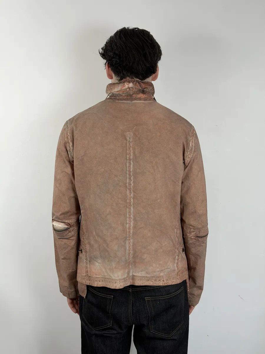 Isaac Sellam Experience Isaac Sellam Avant-Garde Rouille Asymmetrical Leather Jacket Size US L / EU 52-54 / 3 - 5 Thumbnail