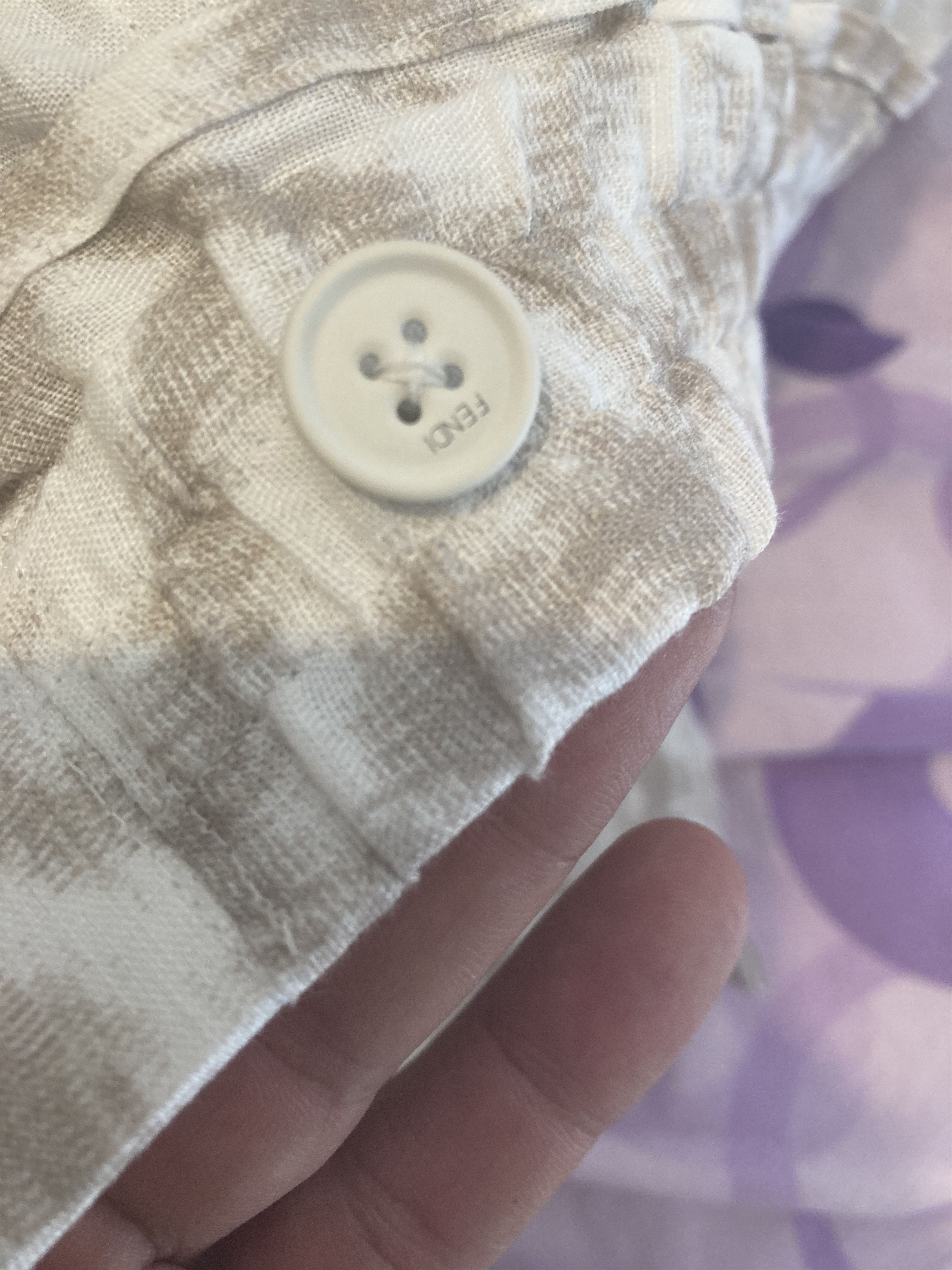 Fendi Fendi monogram shorts 100% linen Size US 32 / EU 48 - 9 Thumbnail
