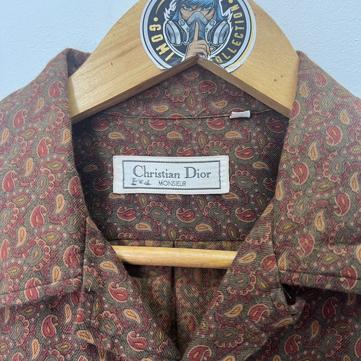 Christian Dior Monsieur × Dior × Vintage Vintage Christian dior Monsieur Button Up Shirt Size M / US 6-8 / IT 42-44 - 2 Thumbnail