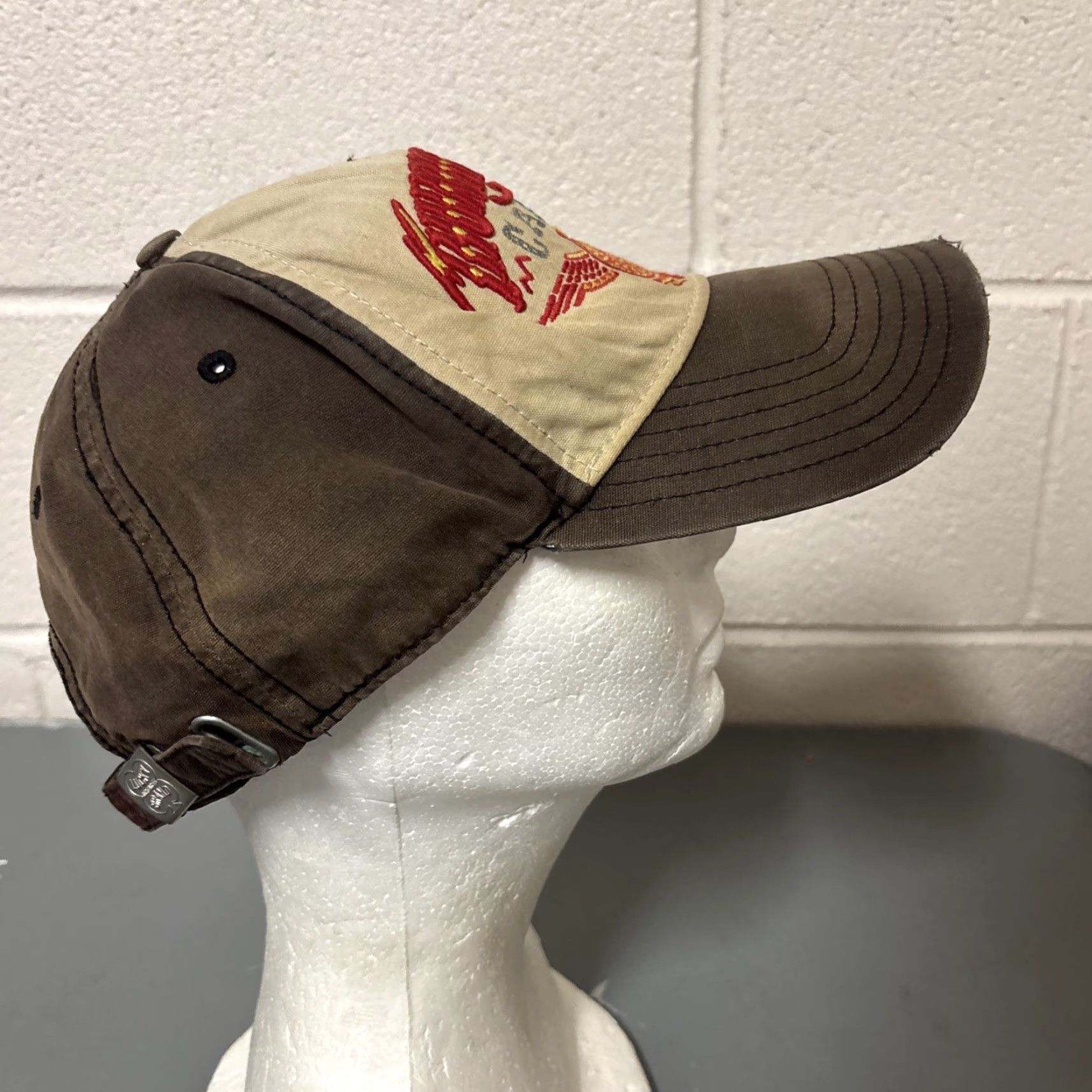 Lucky Brand Lucky Brand Thundercloud Casino Dad Hat Strap Back Native Decor Baseball Cap One Size Brown Men Decorator Style Size ONE SIZE - 4 Thumbnail