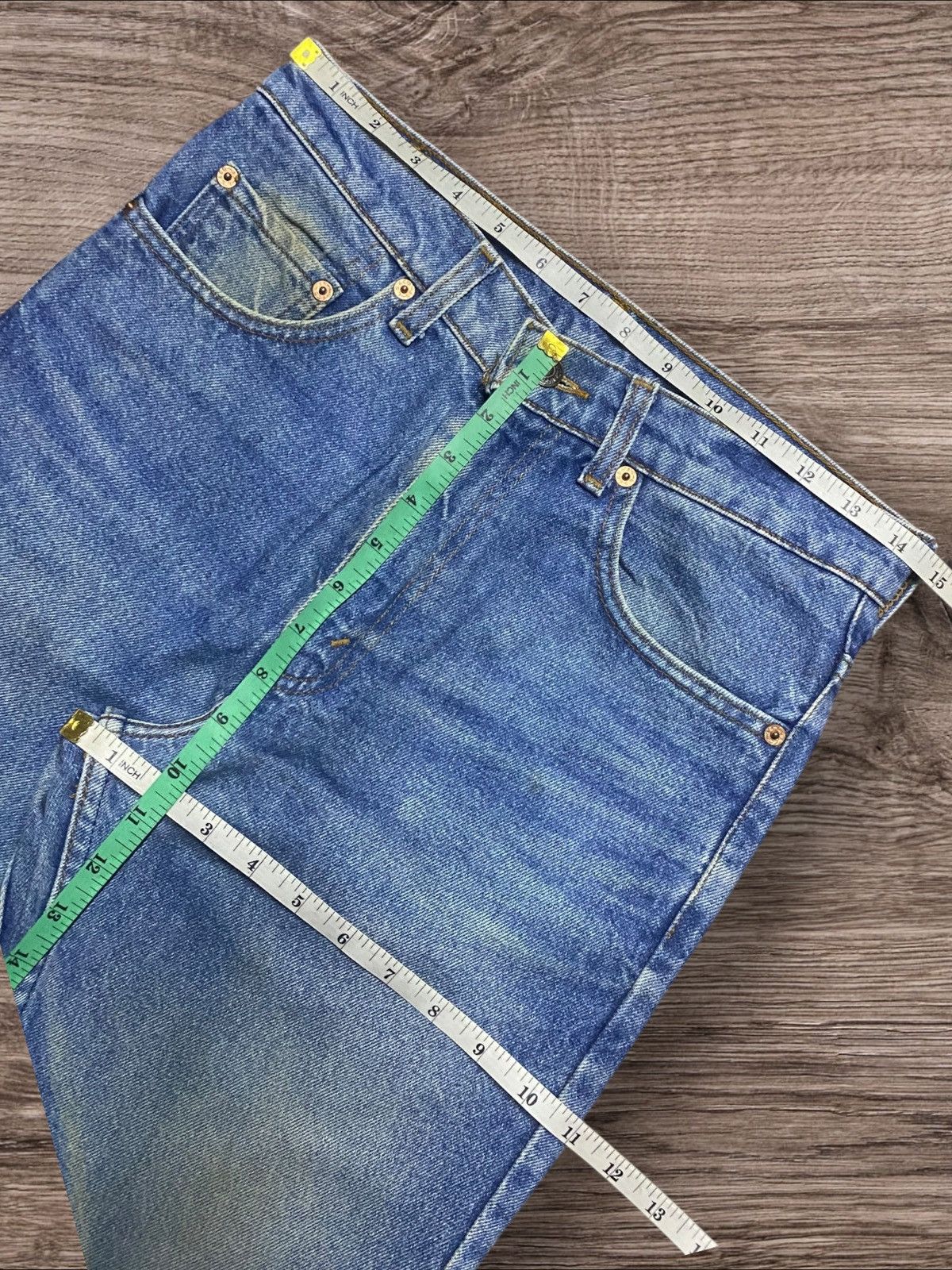 Levi's Vintage Clothing Vintage Levis 606 Light Wash Distressed Tapered Leg Size US 29 - 15 Thumbnail