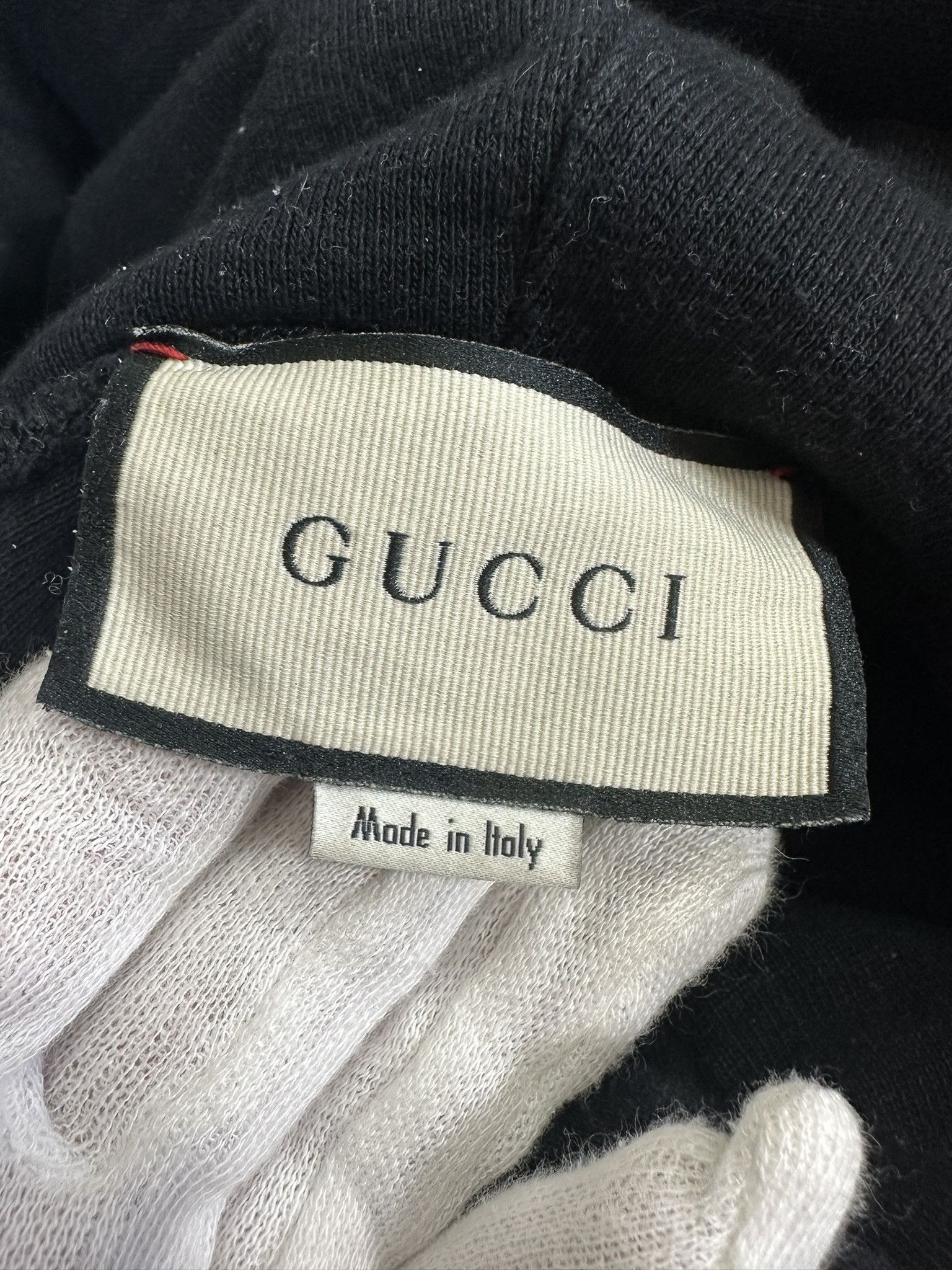 Gucci Gucci Sweatshirt Lamb Logo Black Hoodie Size US M / EU 48-50 / 2 - 7 Thumbnail