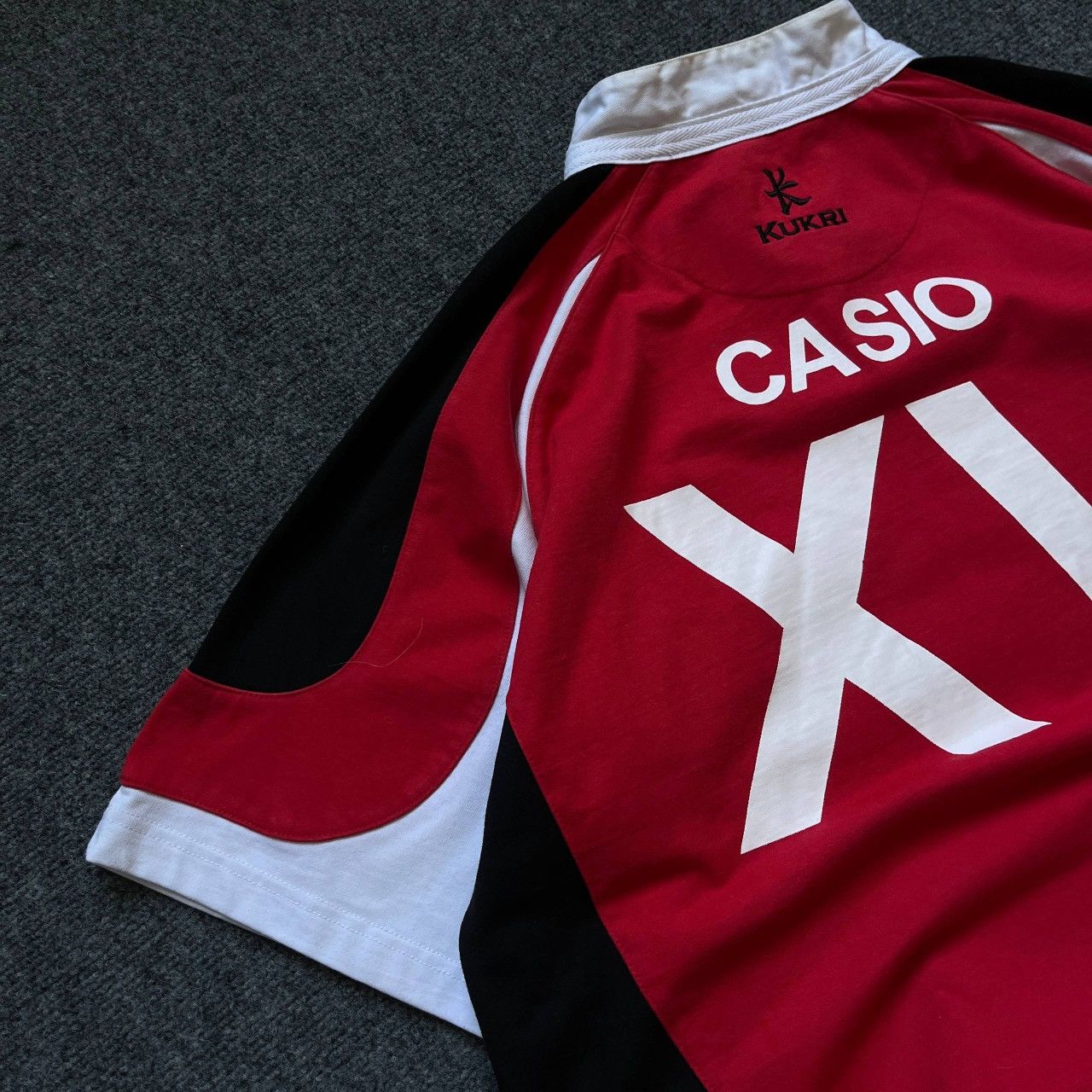 Genetic Manipulation Shinichiro Kuriya VTG Mans Rugby Kukri Earlsdon RFC 2005 Polo Casio xv 00s USA Size US XL / EU 56 / 4 - 14 Thumbnail