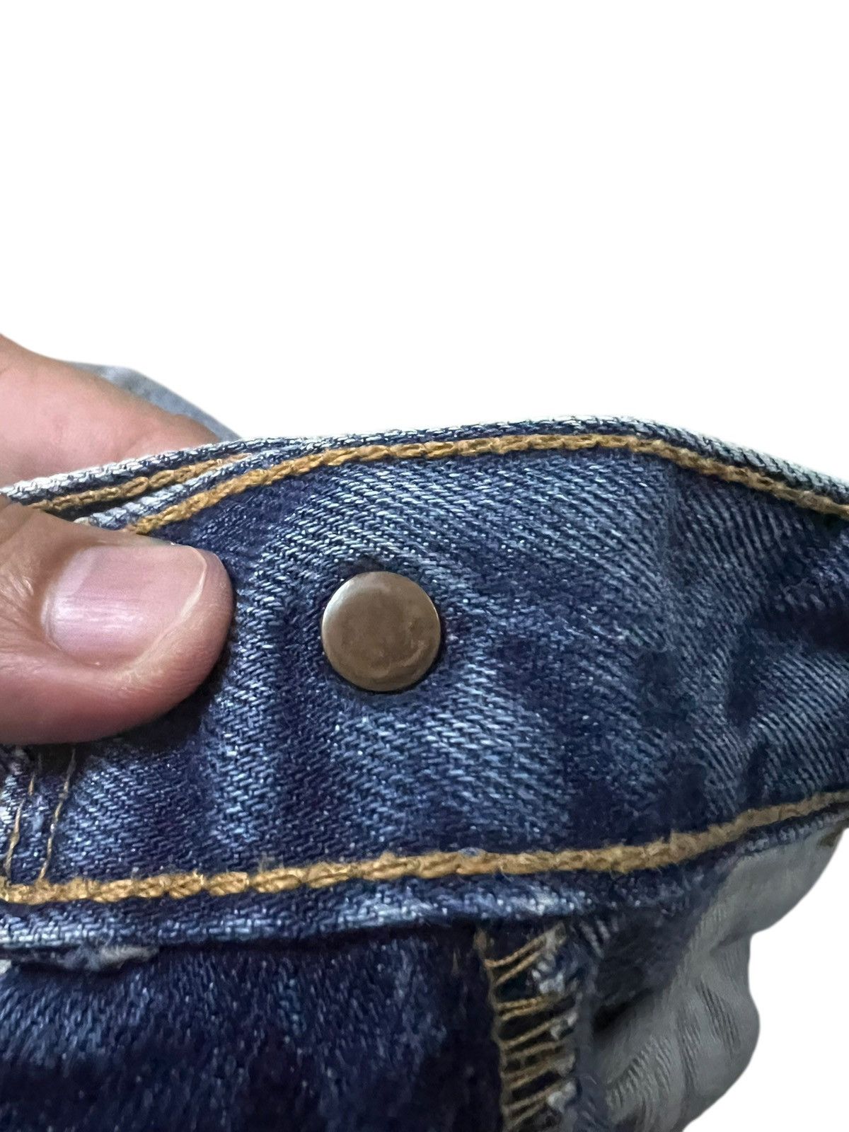 Levi's Vintage Levi’s 606 Big E Orange Tab Distress Jean Talon# Size US 34 / EU 50 - 11 Thumbnail