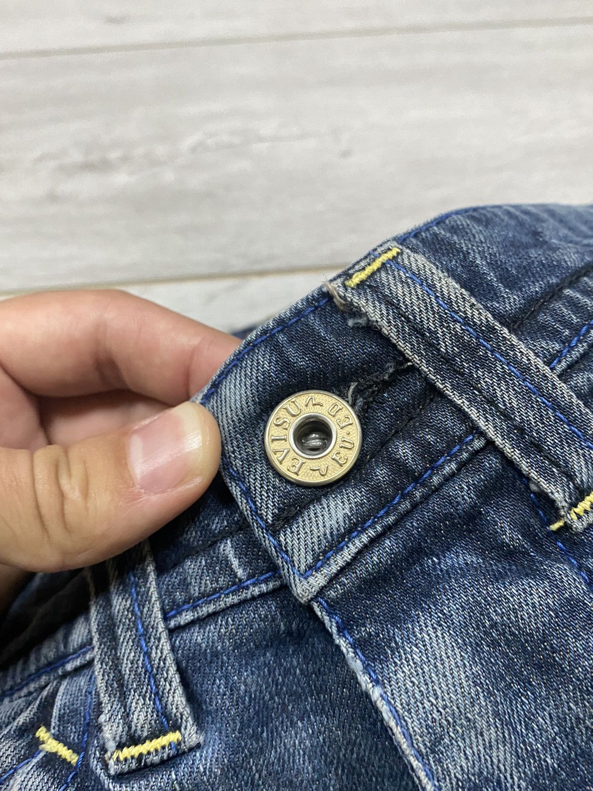 Evisu Evisu Eu Ed big seagull logo jeans Japanese Size US 31 - 4 Thumbnail