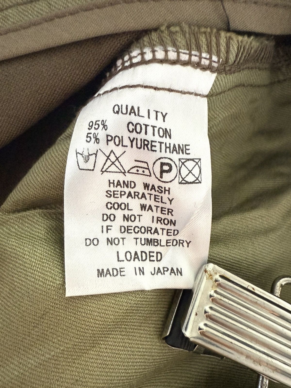 Hysteric Glamour × Japanese Brand Loaded Live Evil Flared Zip Up Ankle Cargo Pants Japan Made Size US 30 / EU 46 - 21 Thumbnail