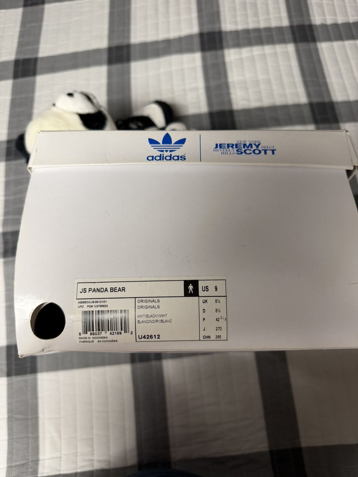 Jeremy Scott Brand New Adidas Jeremy Scott Panda Bear Size US 9 / EU 42 - 8 Thumbnail