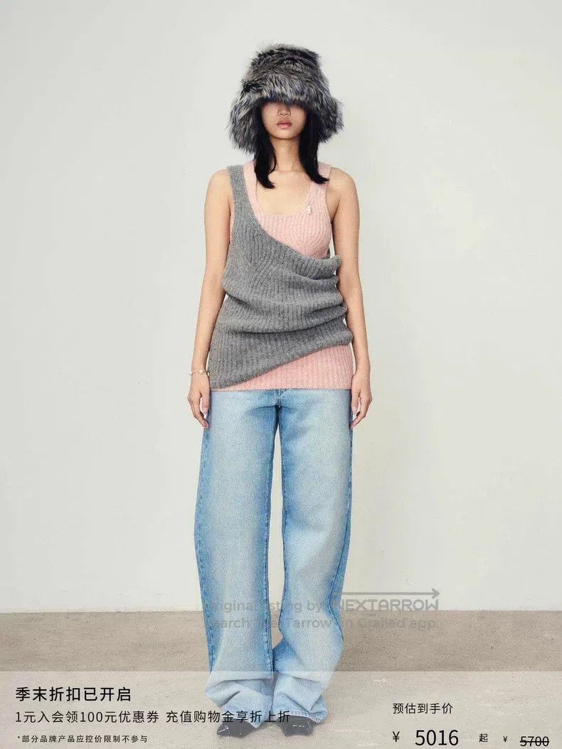 Dries Van Noten Dries Van Noten Mid-rise Straight Leg Light Blue Washed De Size 27" / US 4 / IT 40 - 1 Thumbnail