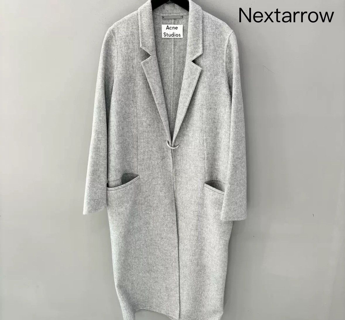 Acne Studios Acne studios Grey double-sided wool coat 2412-Nextarrow Size US S / EU 44-46 / 1 - 1 Thumbnail