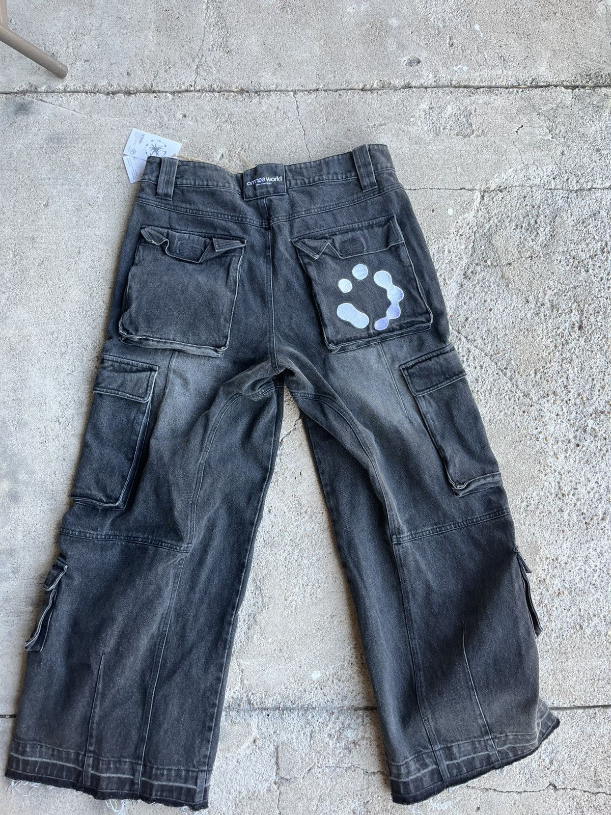 Other Omnee World Denim Cargo Pants Size US 36 / EU 52 - 5 Thumbnail